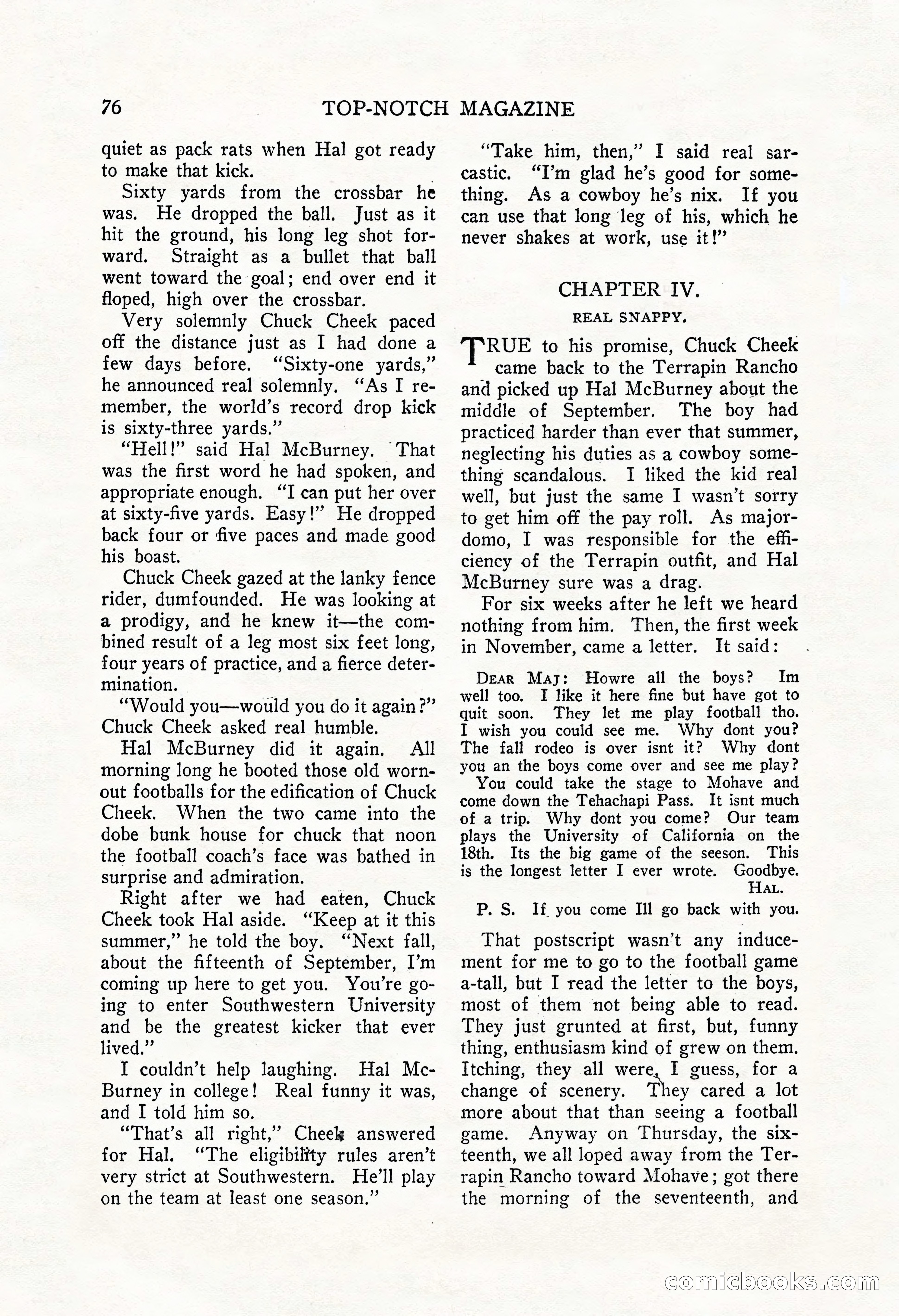 Top-Notch Magazine, December 1, 1926 — page 94 of 174
