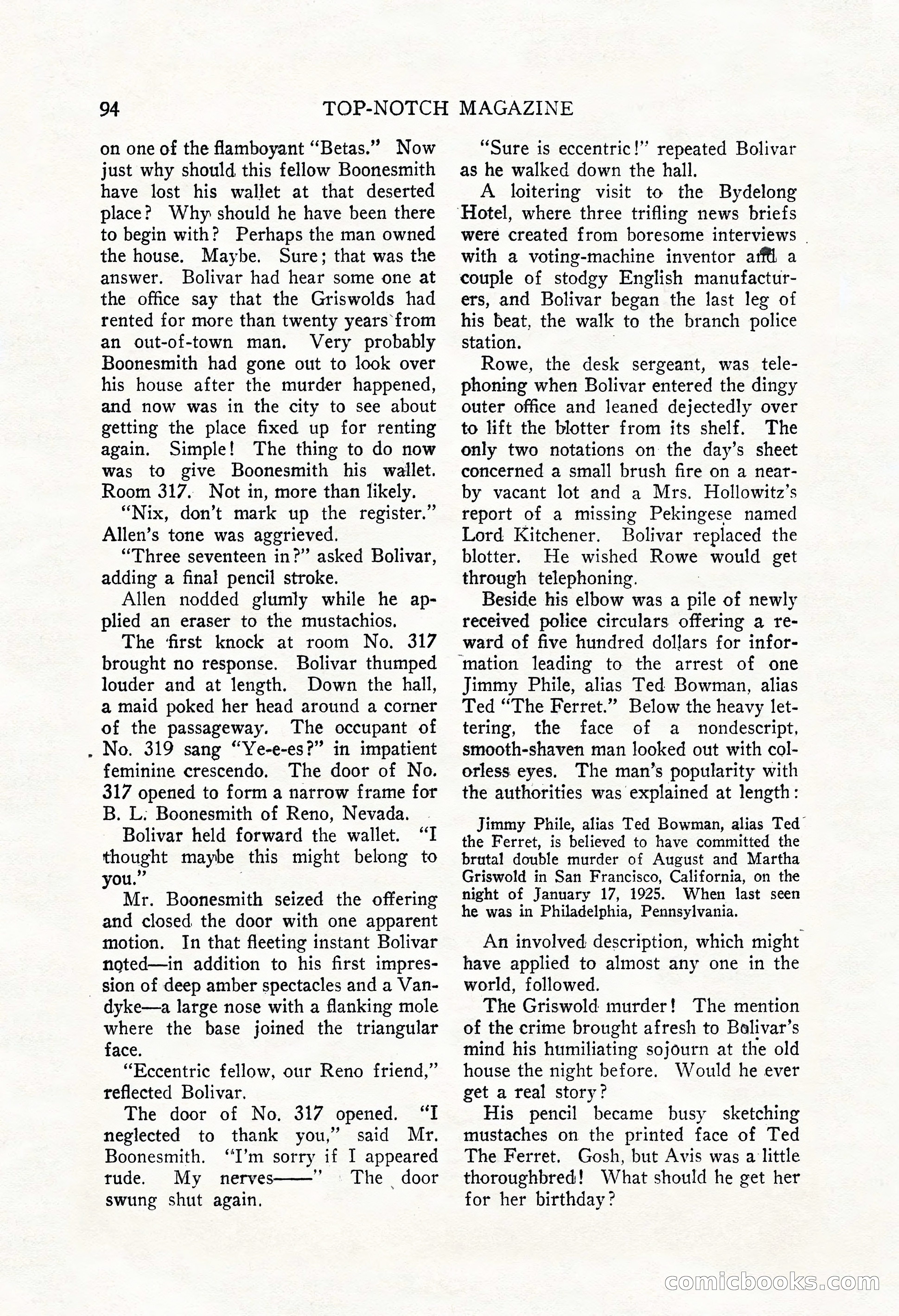 Top-Notch Magazine, December 1, 1926 — page 112 of 174