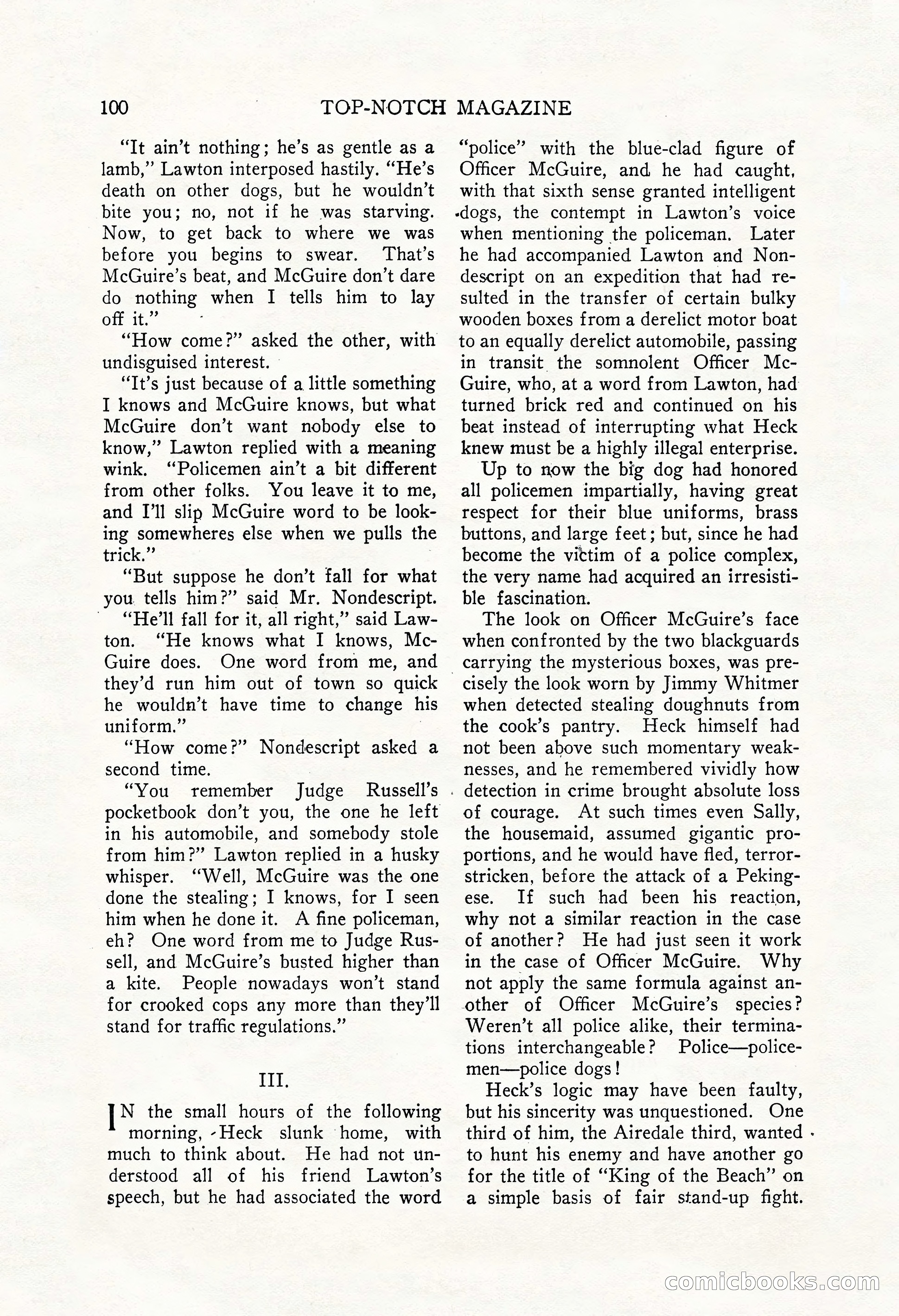 Top-Notch Magazine, December 1, 1926 — page 118 of 174
