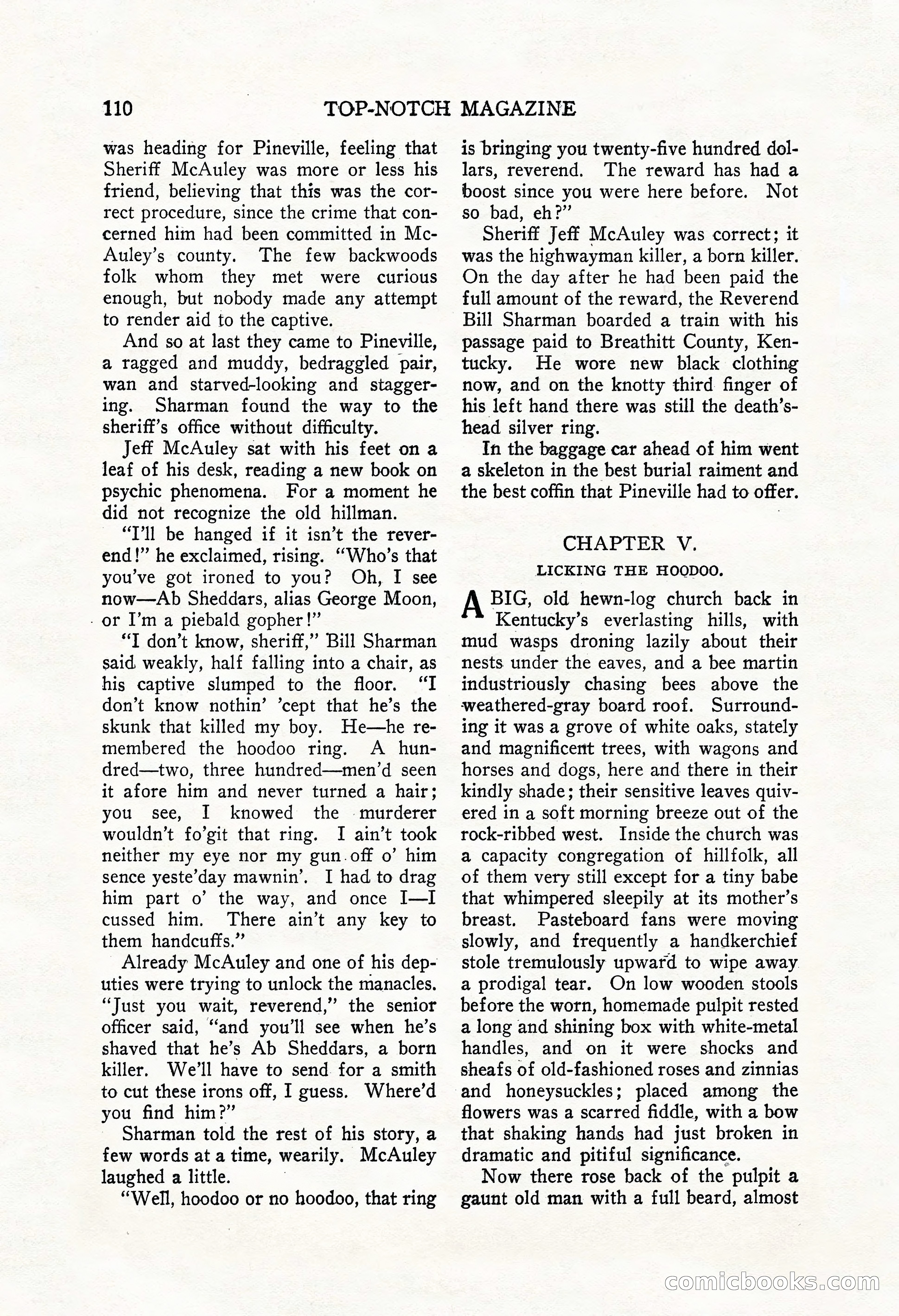 Top-Notch Magazine, December 1, 1926 — page 128 of 174