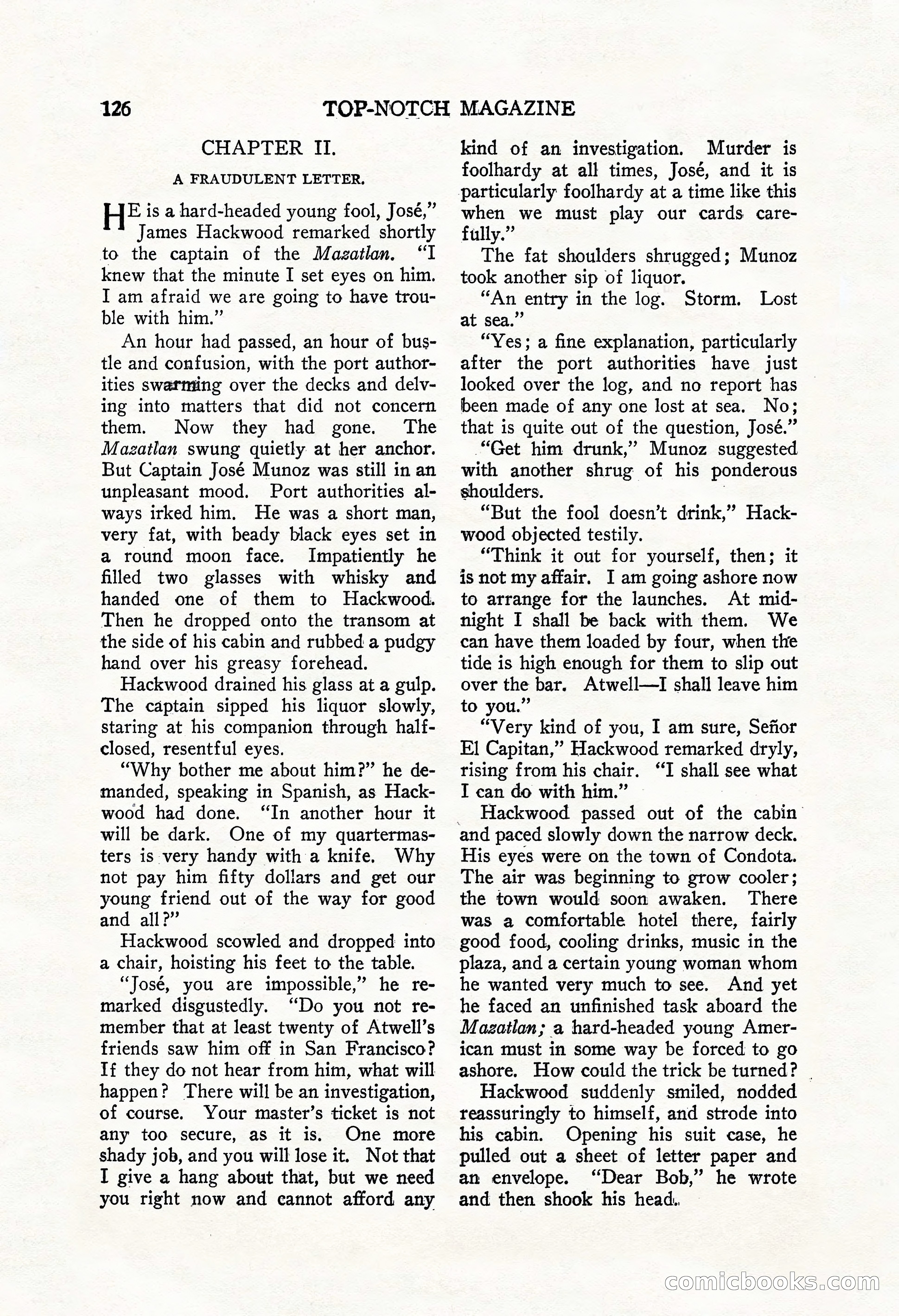 Top-Notch Magazine, December 1, 1926 — page 144 of 174