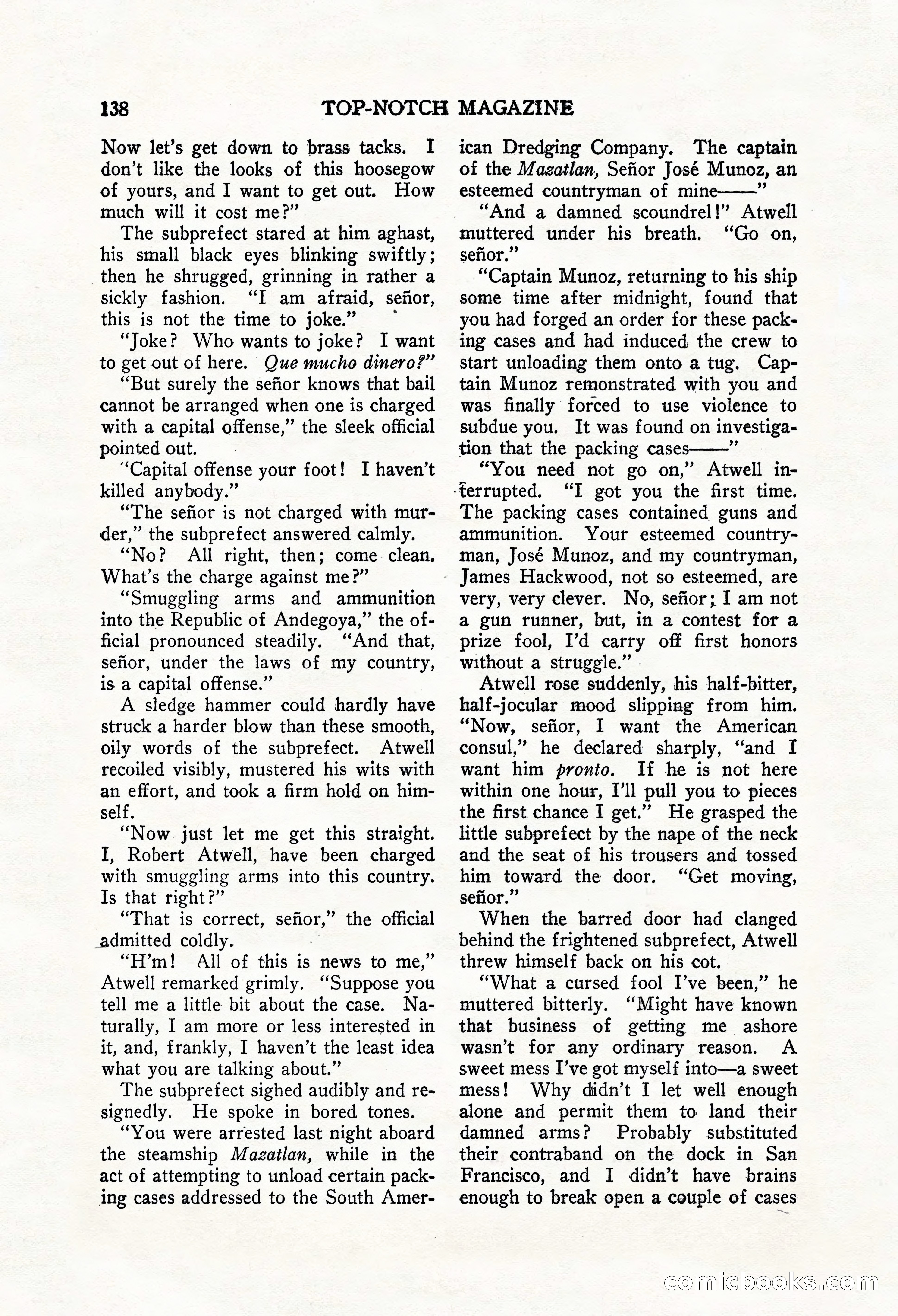 Top-Notch Magazine, December 1, 1926 — page 156 of 174