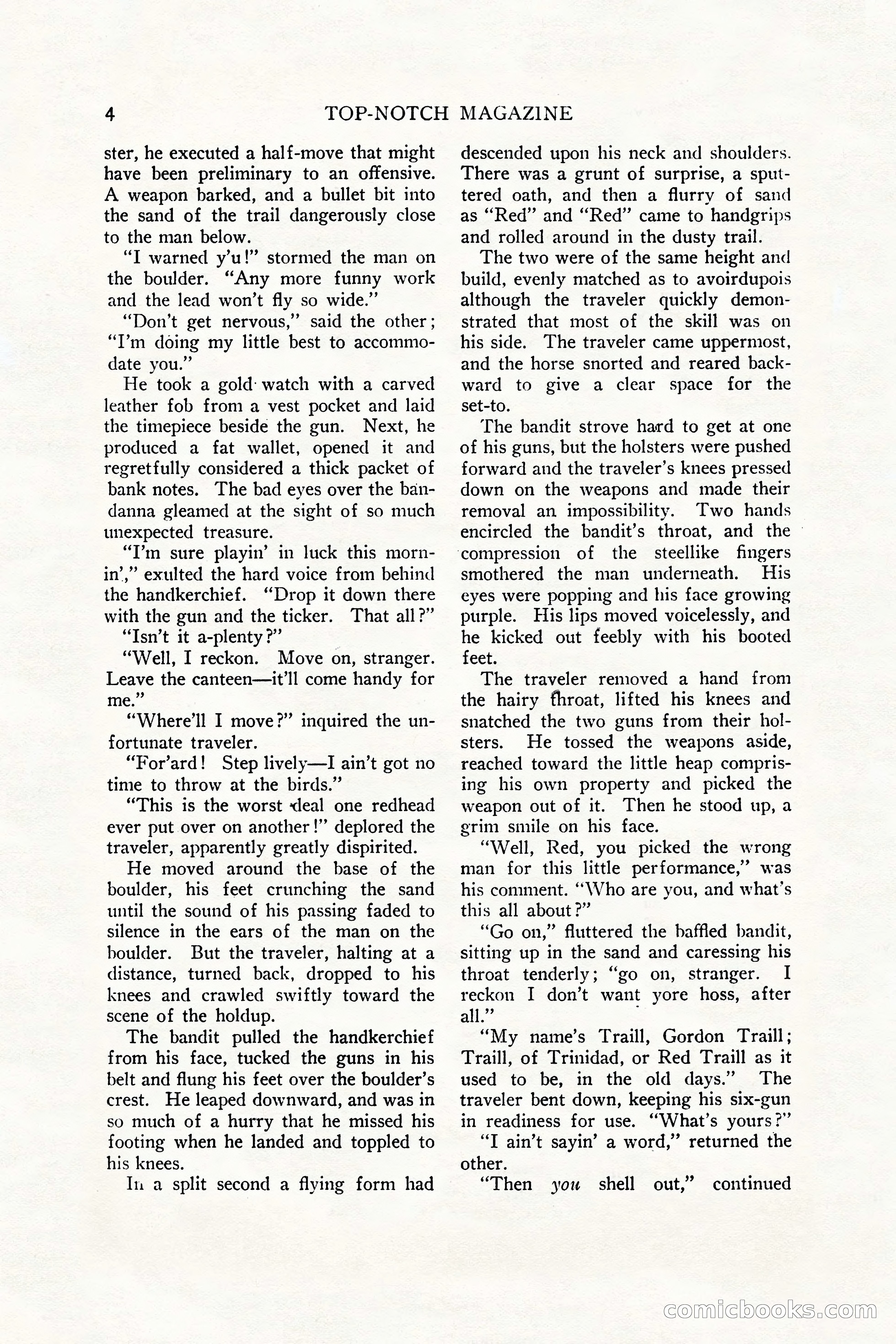 Top-Notch Magazine, December 1, 1927 — page 22 of 172