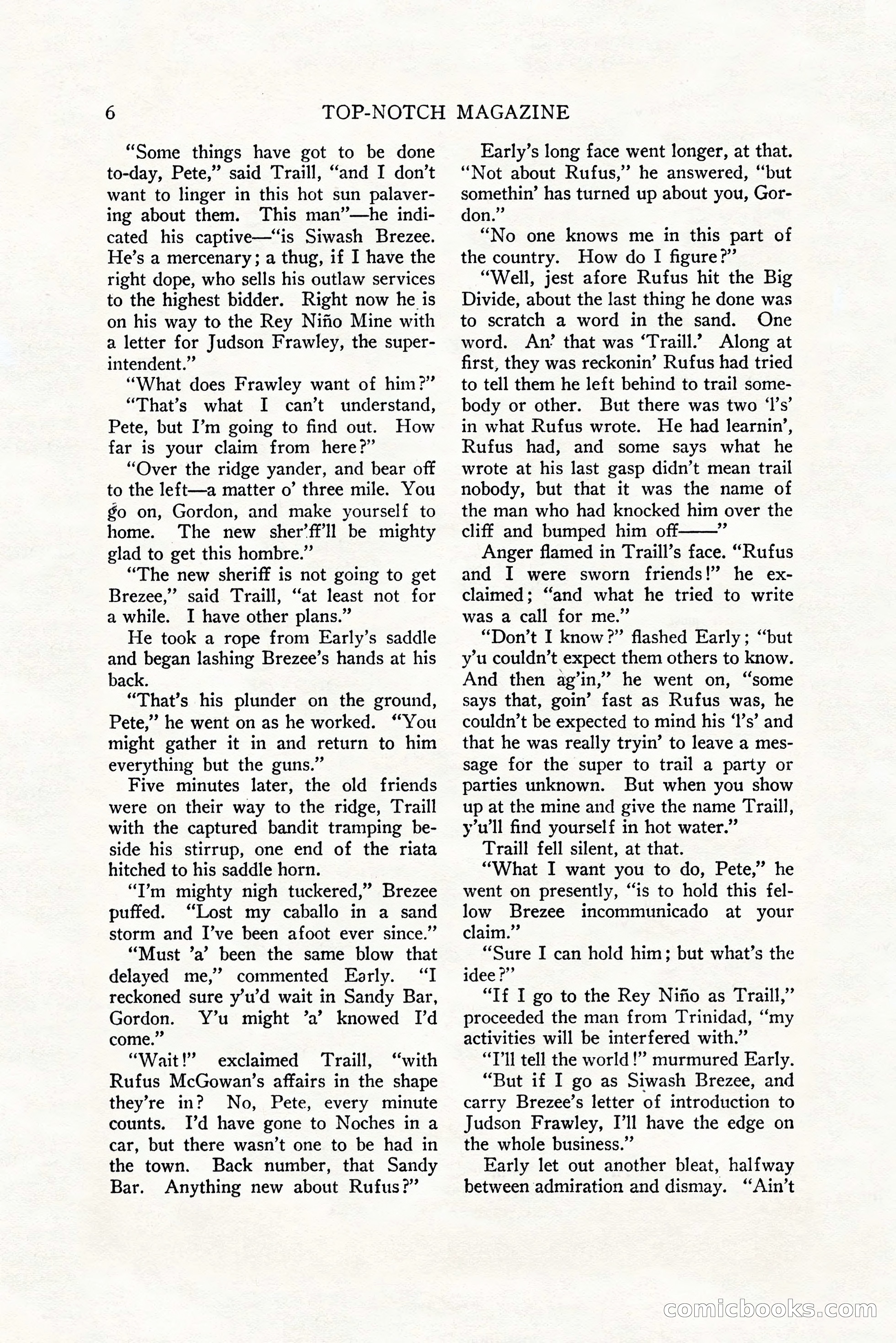 Top-Notch Magazine, December 1, 1927 — page 24 of 172