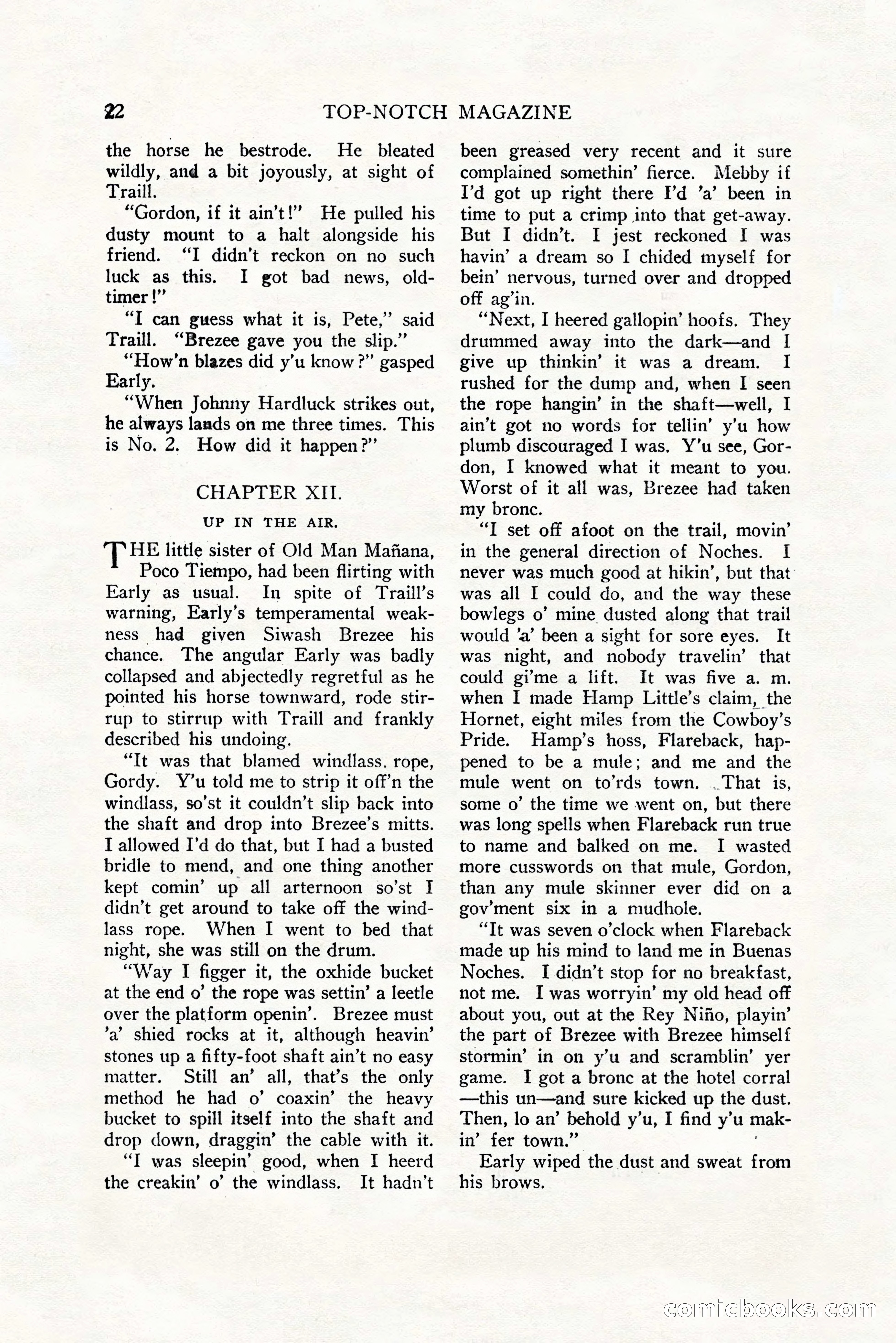 Top-Notch Magazine, December 1, 1927 — page 40 of 172