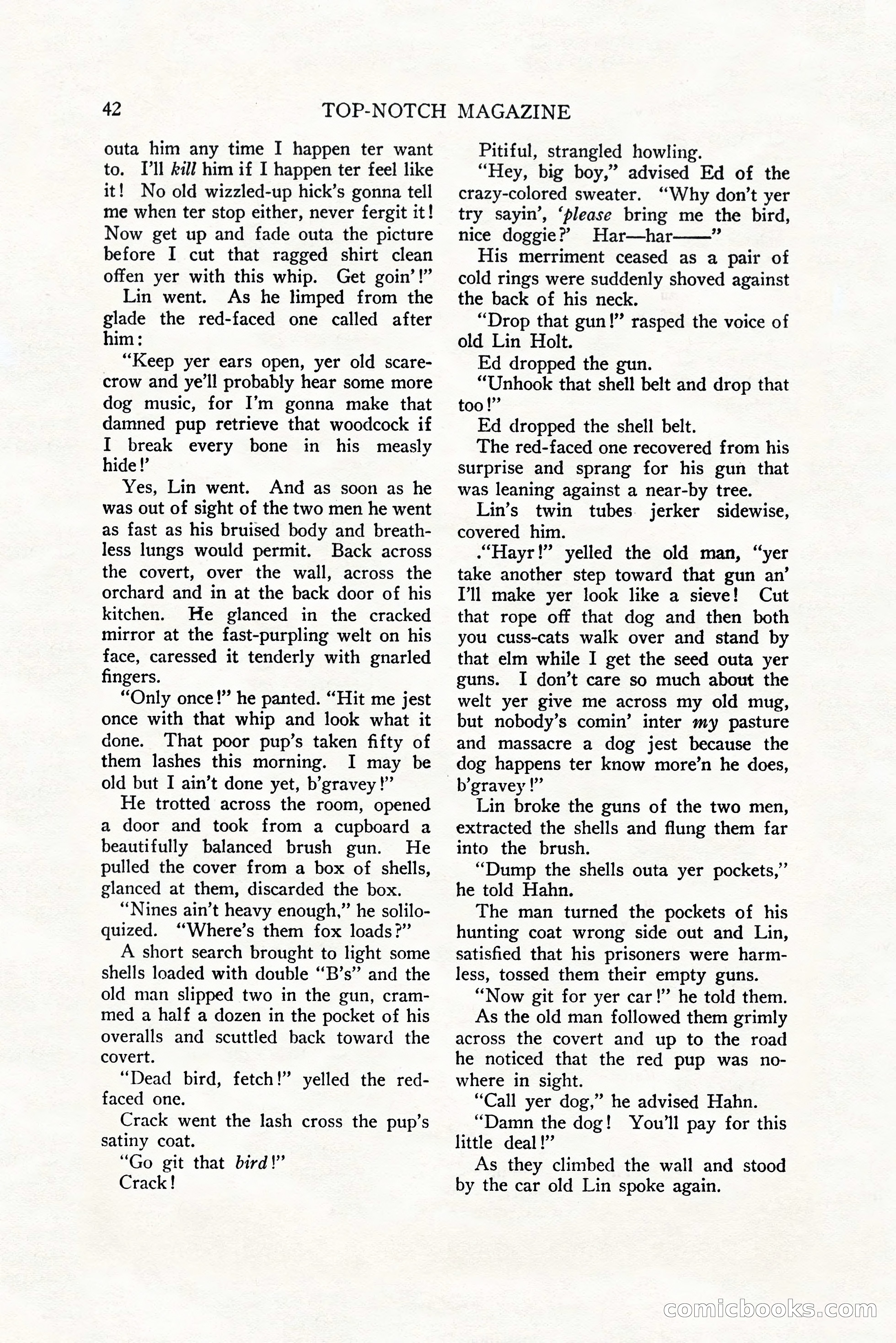 Top-Notch Magazine, December 1, 1927 — page 60 of 172