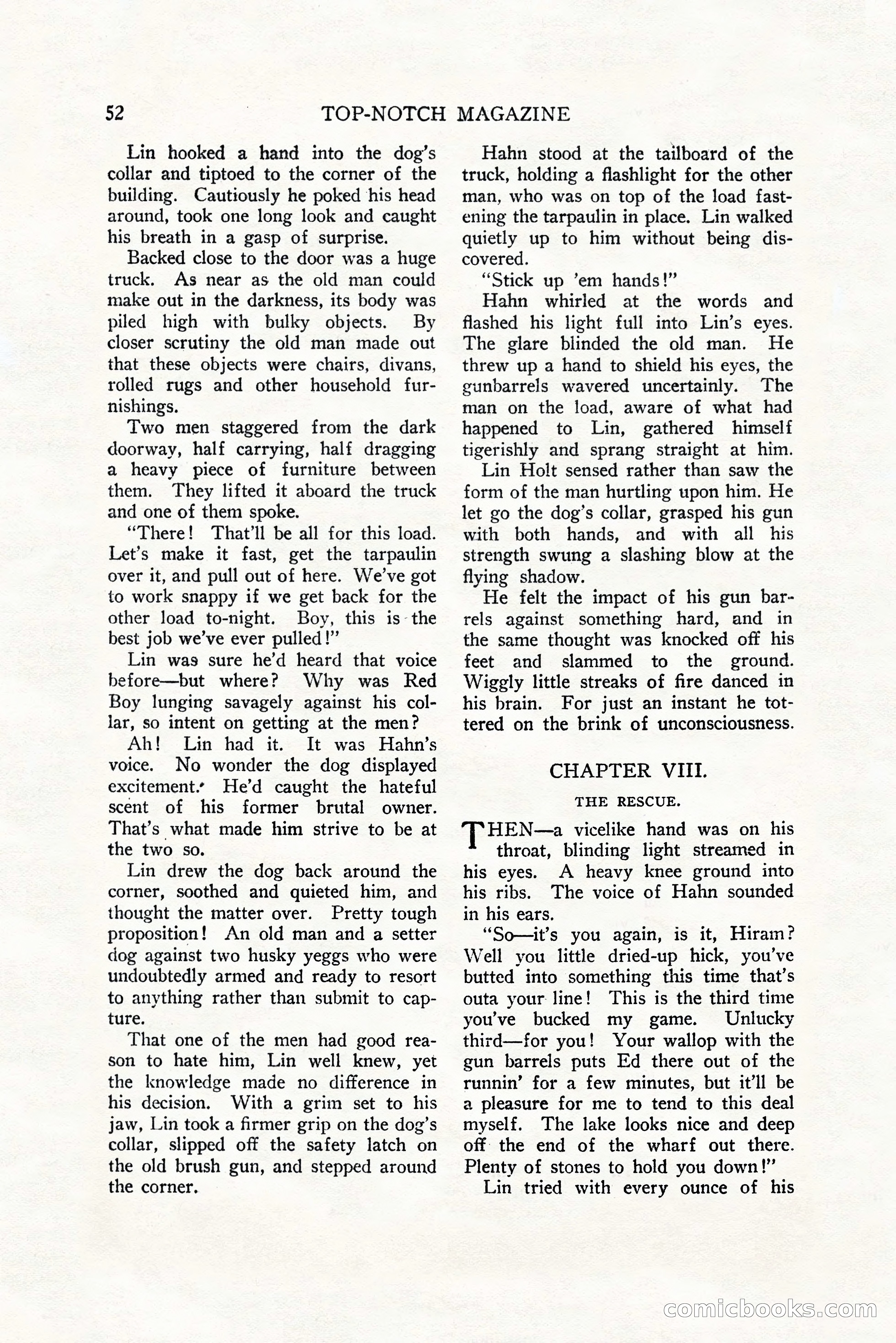 Top-Notch Magazine, December 1, 1927 — page 70 of 172