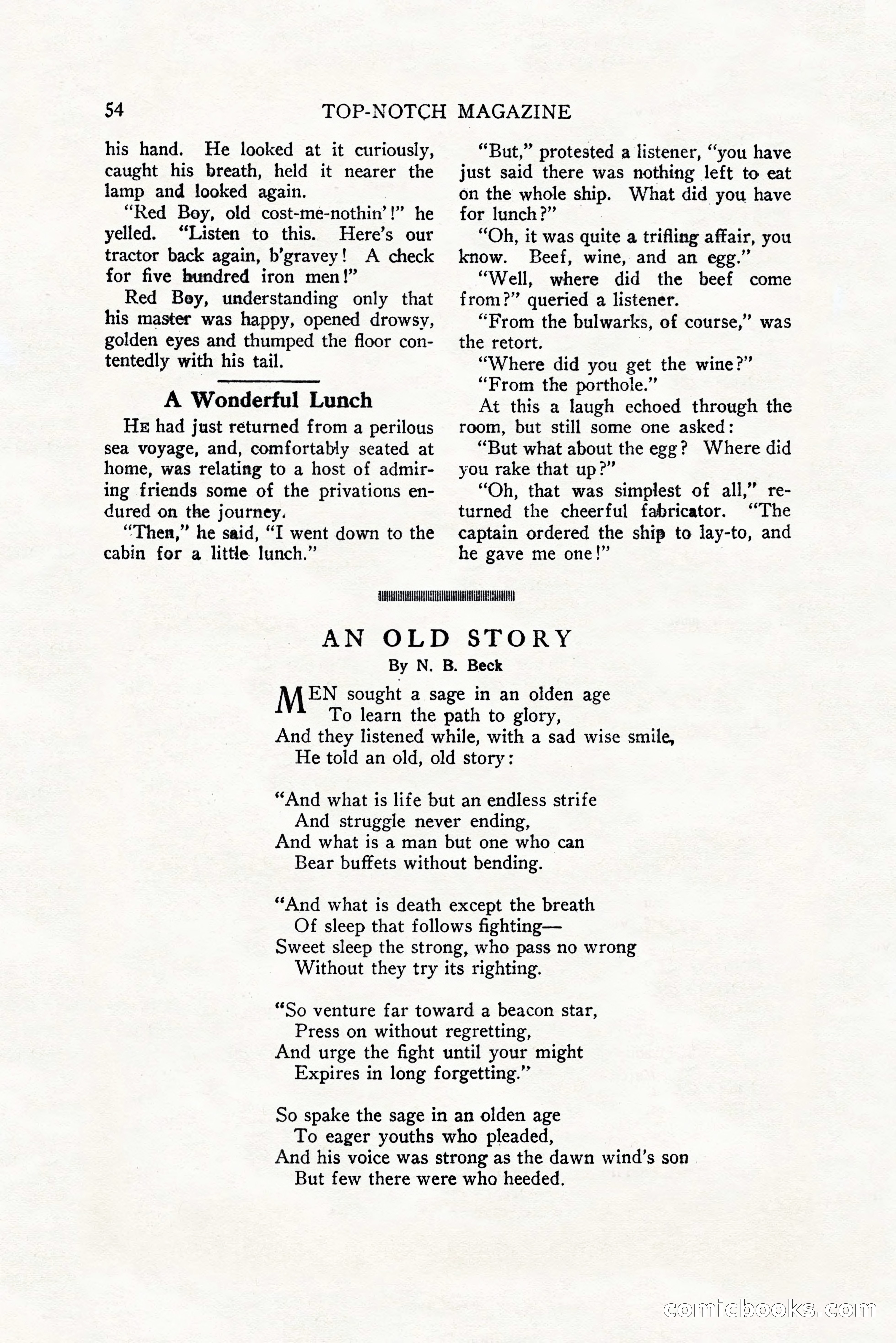 Top-Notch Magazine, December 1, 1927 — page 72 of 172