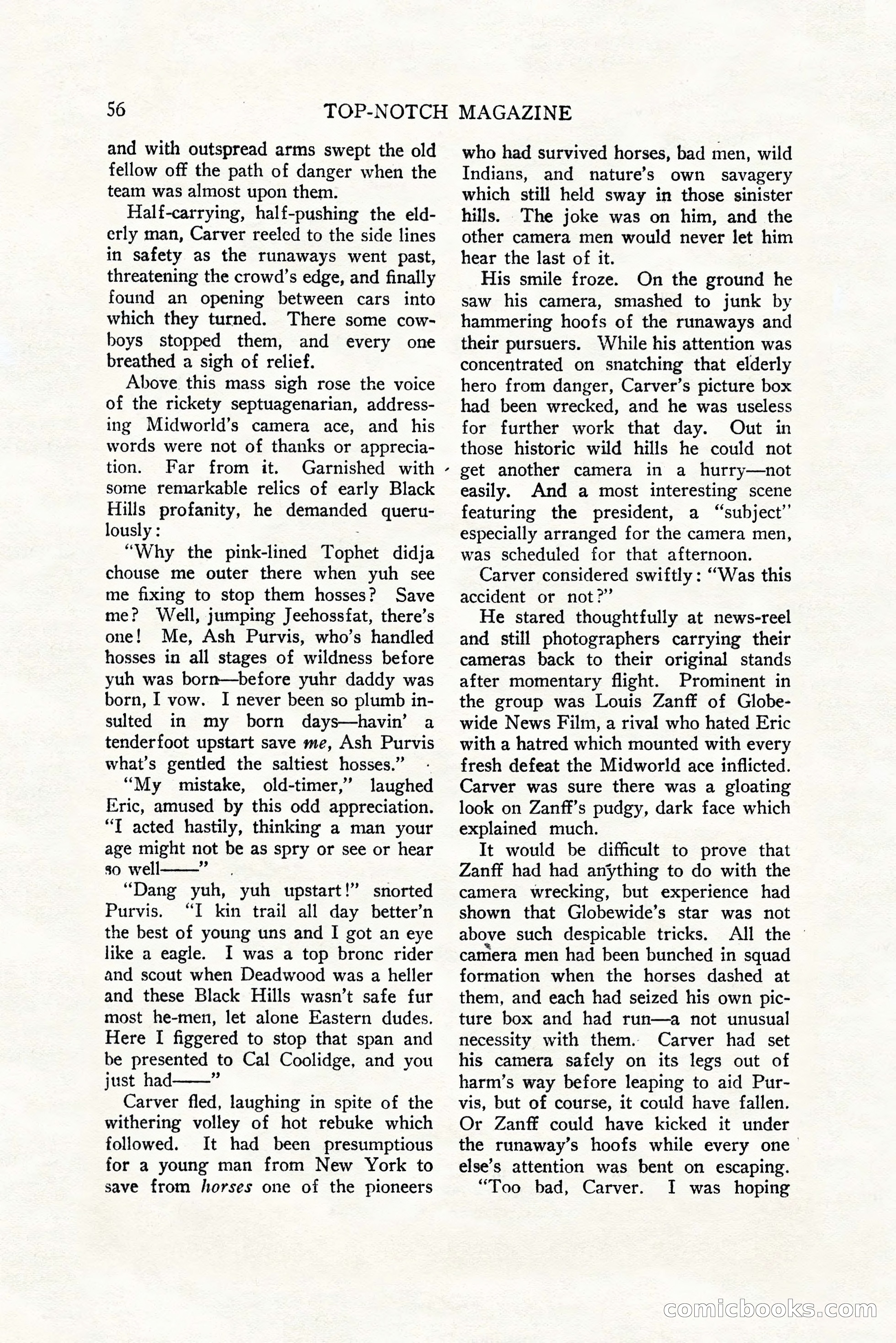Top-Notch Magazine, December 1, 1927 — page 74 of 172