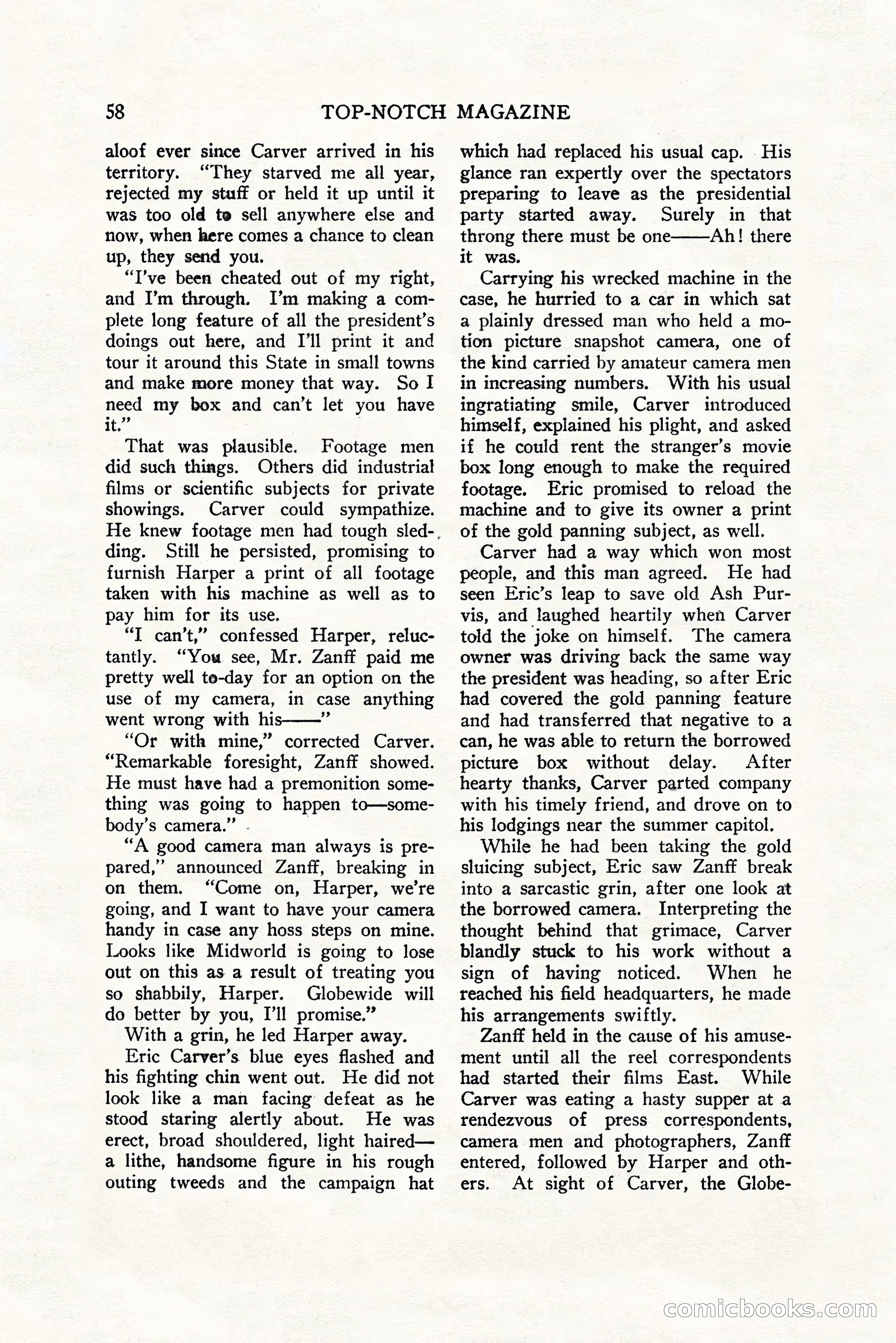 Top-Notch Magazine, December 1, 1927 — page 76 of 172