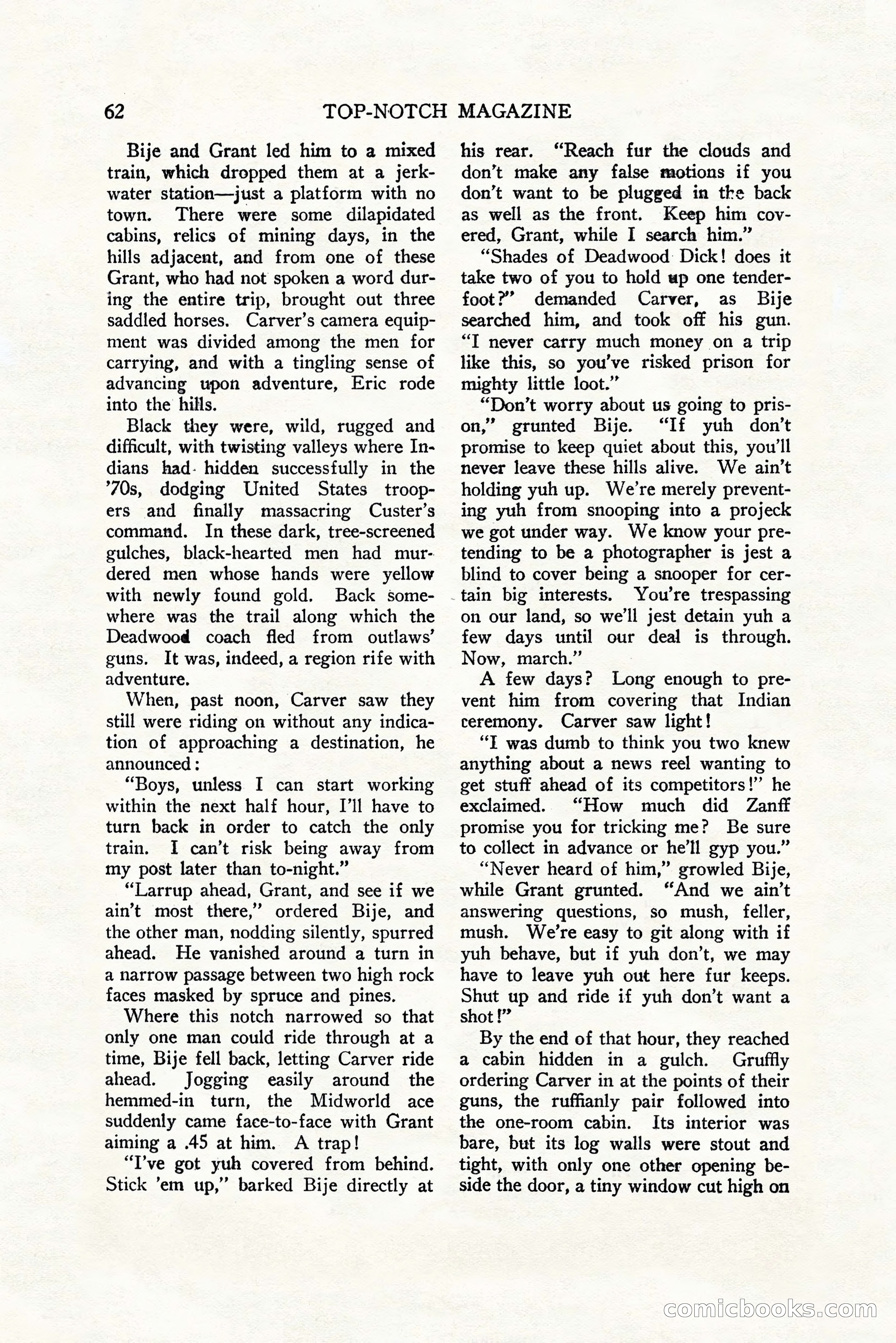 Top-Notch Magazine, December 1, 1927 — page 80 of 172