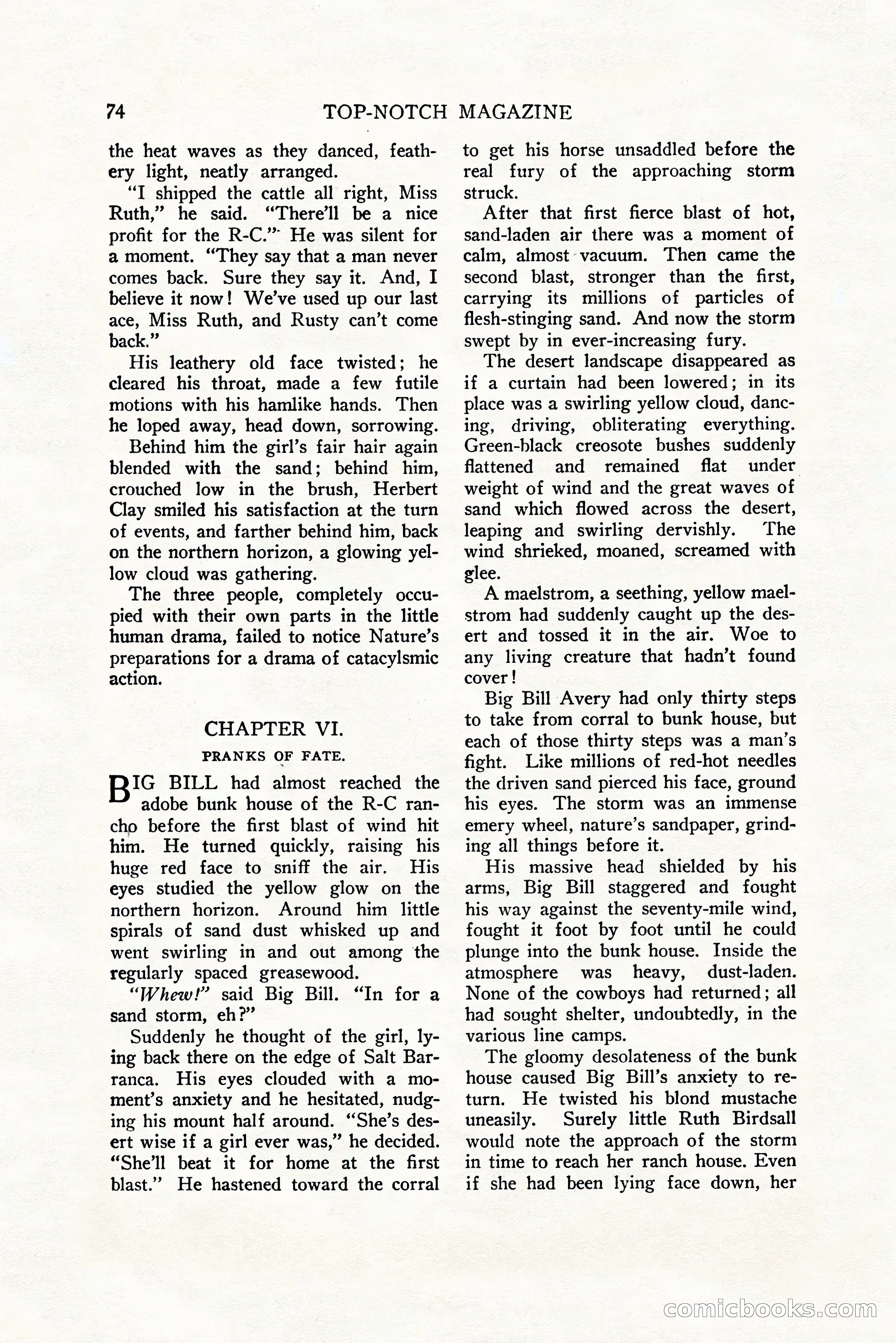 Top-Notch Magazine, December 1, 1927 — page 92 of 172