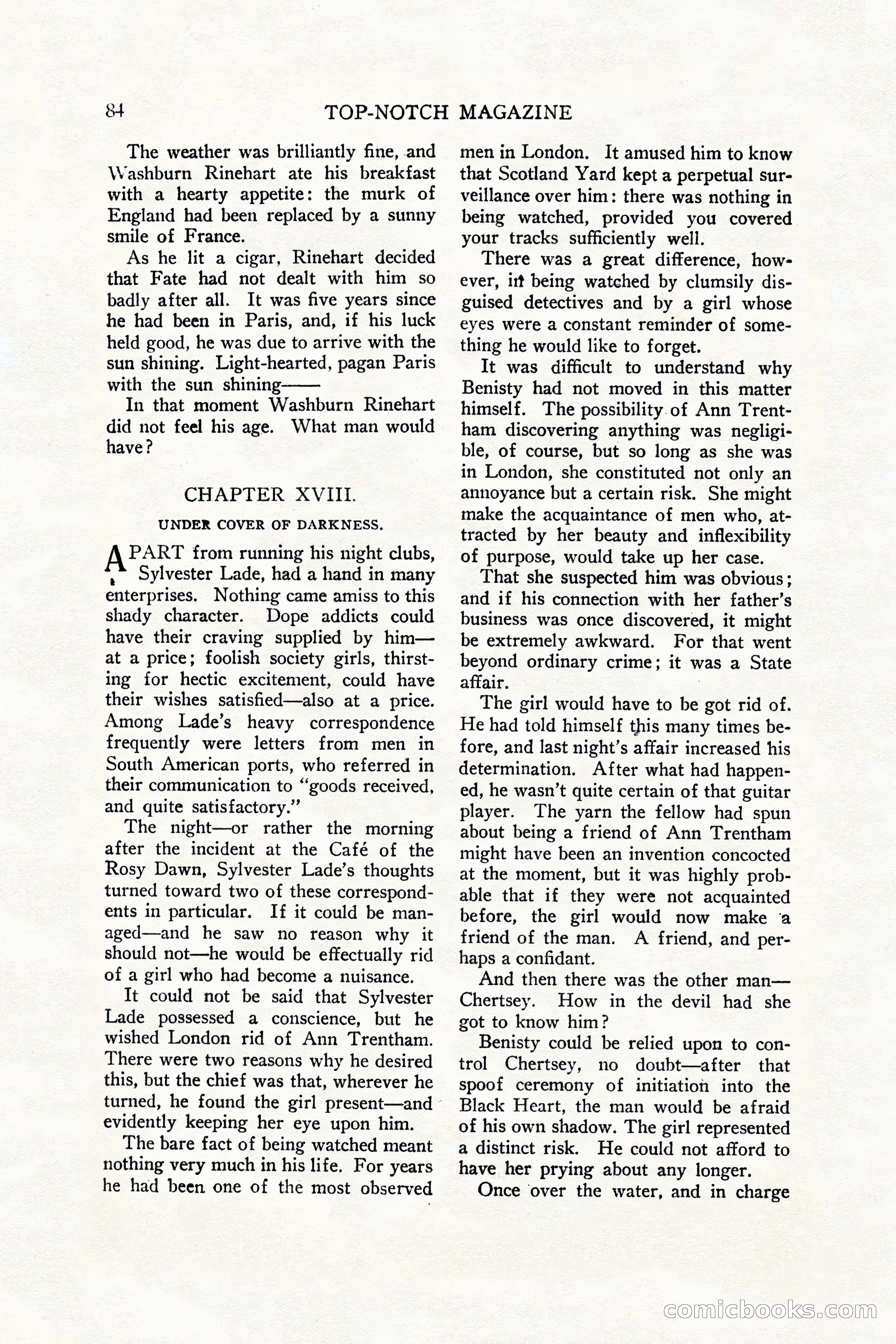 Top-Notch Magazine, December 1, 1927 — page 102 of 172