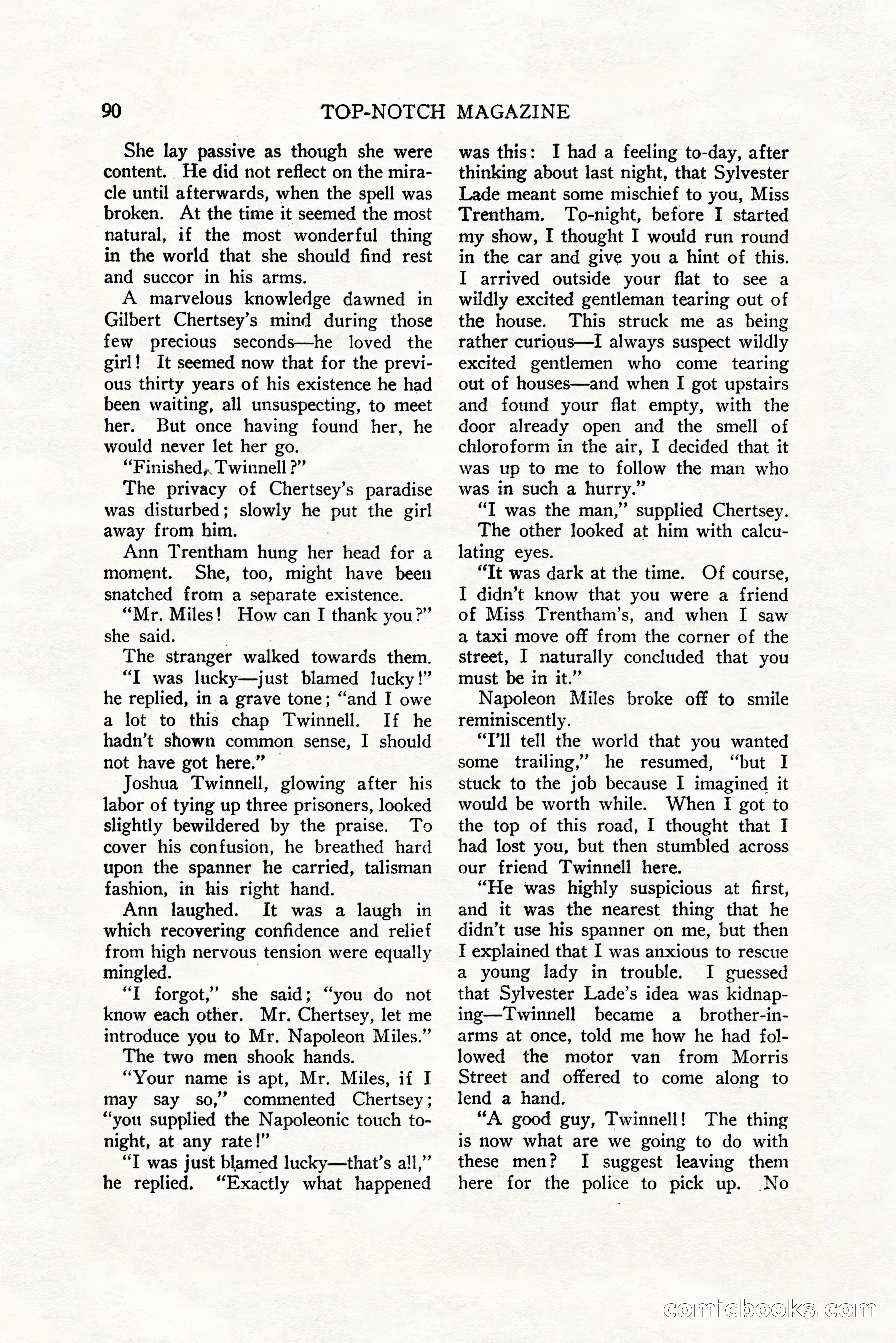 Top-Notch Magazine, December 1, 1927 — page 108 of 172