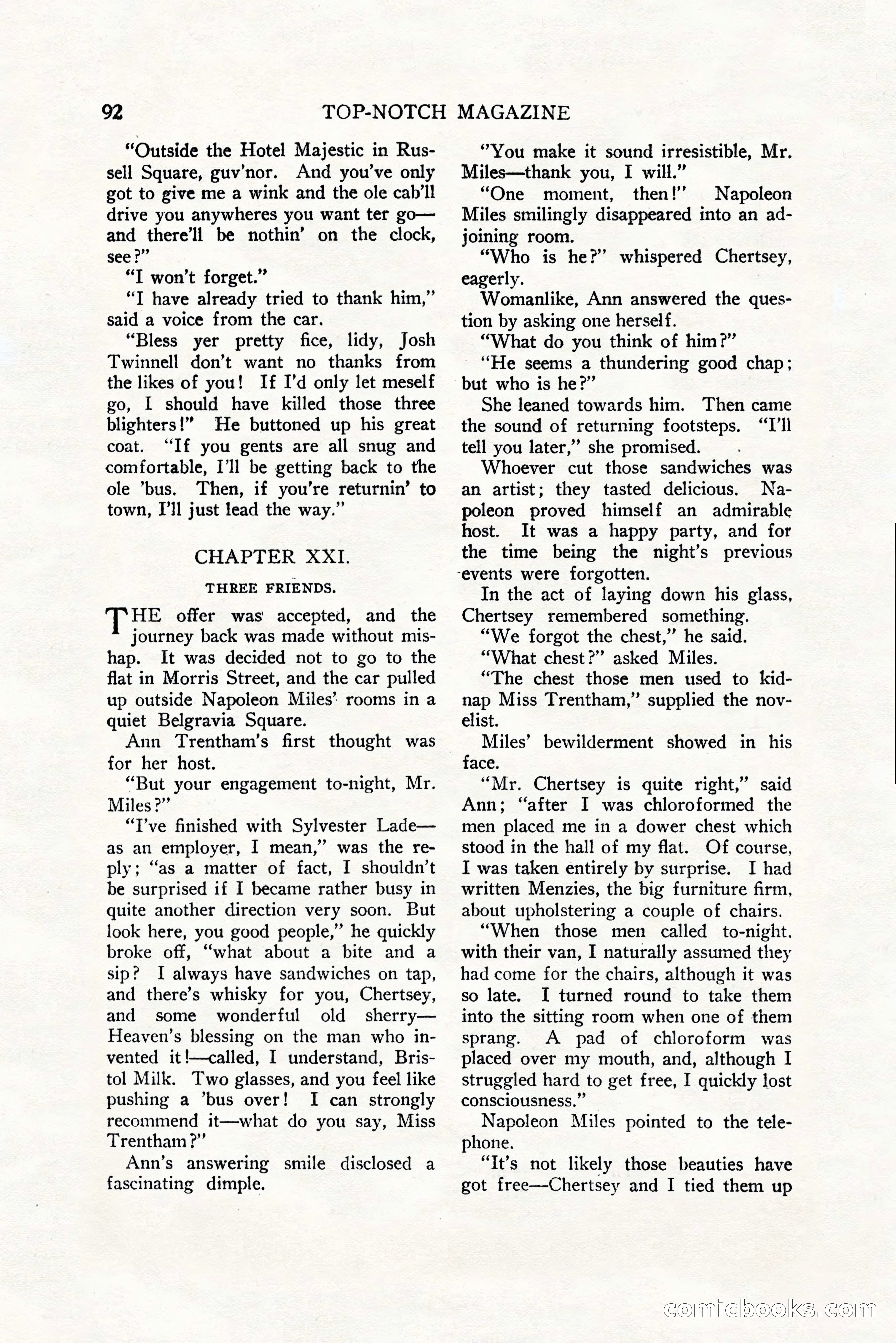 Top-Notch Magazine, December 1, 1927 — page 110 of 172