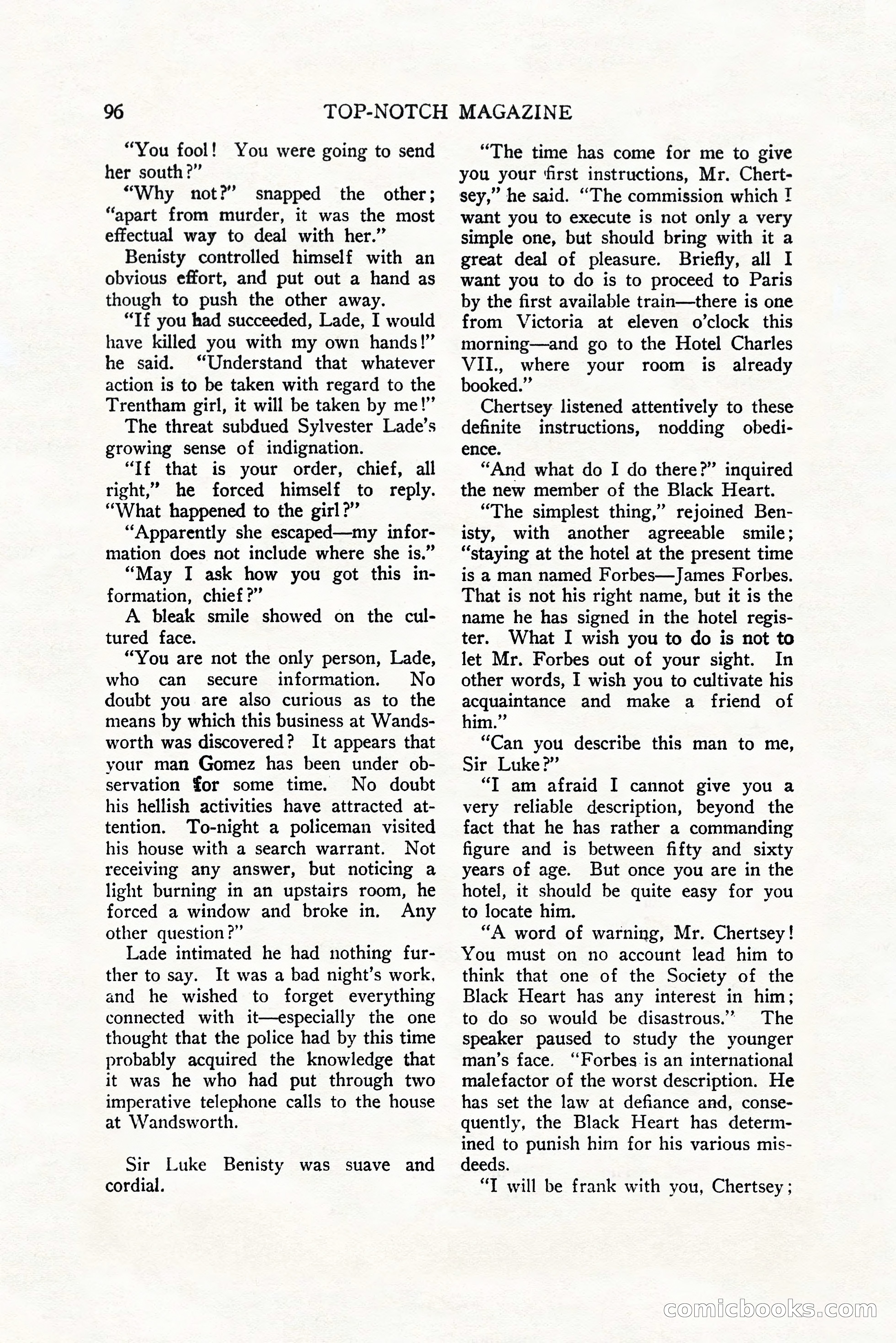 Top-Notch Magazine, December 1, 1927 — page 114 of 172