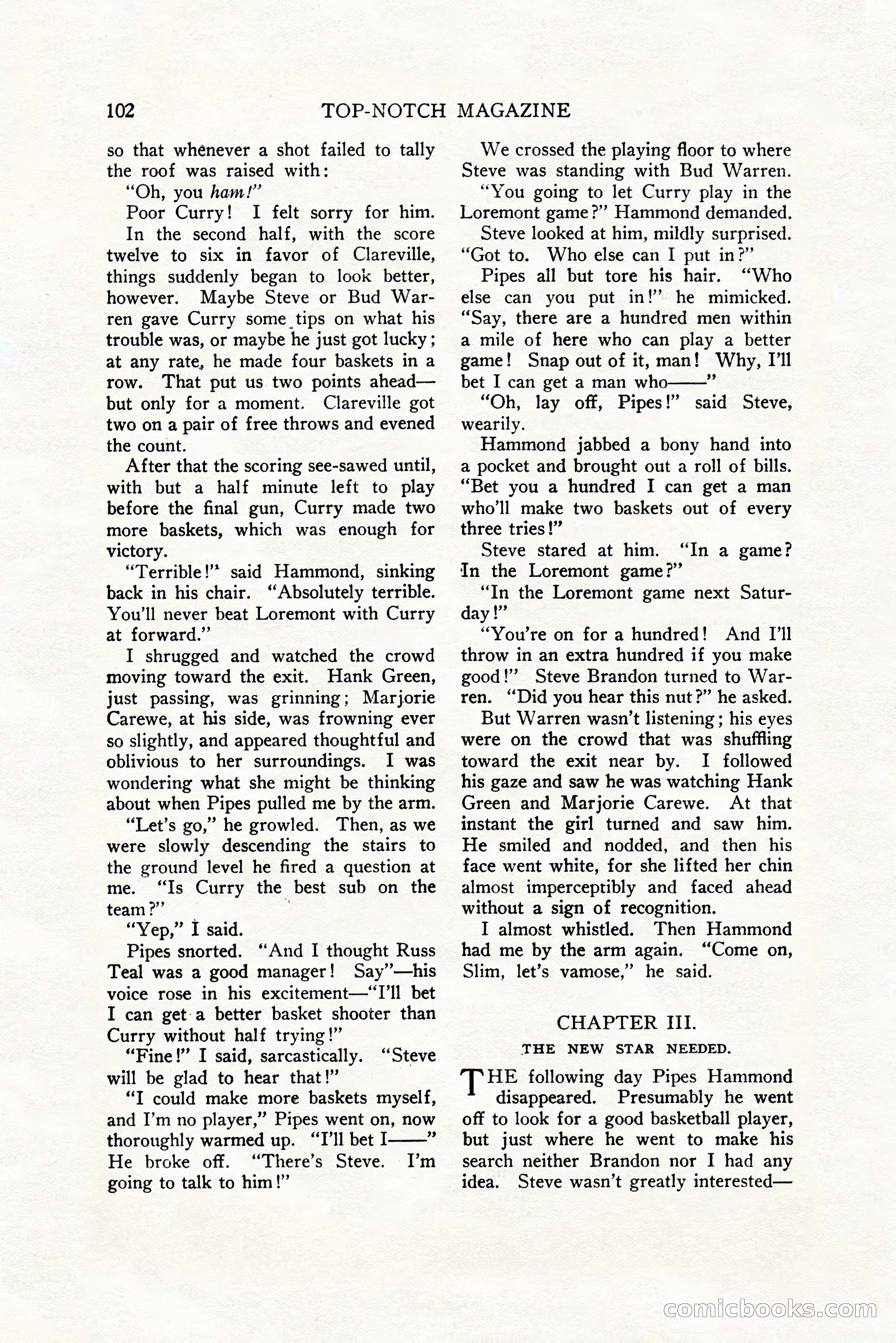 Top-Notch Magazine, December 1, 1927 — page 120 of 172