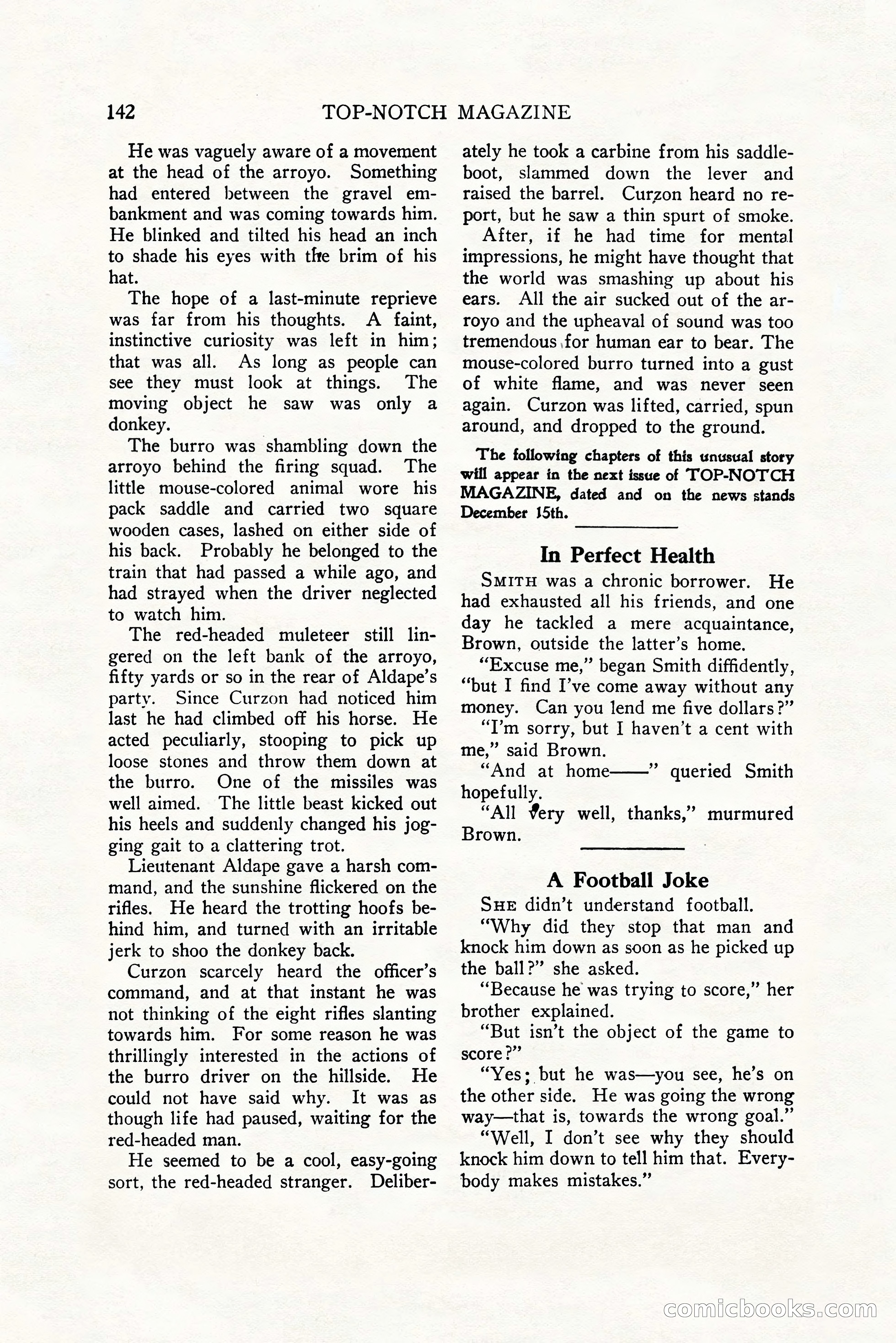 Top-Notch Magazine, December 1, 1927 — page 160 of 172