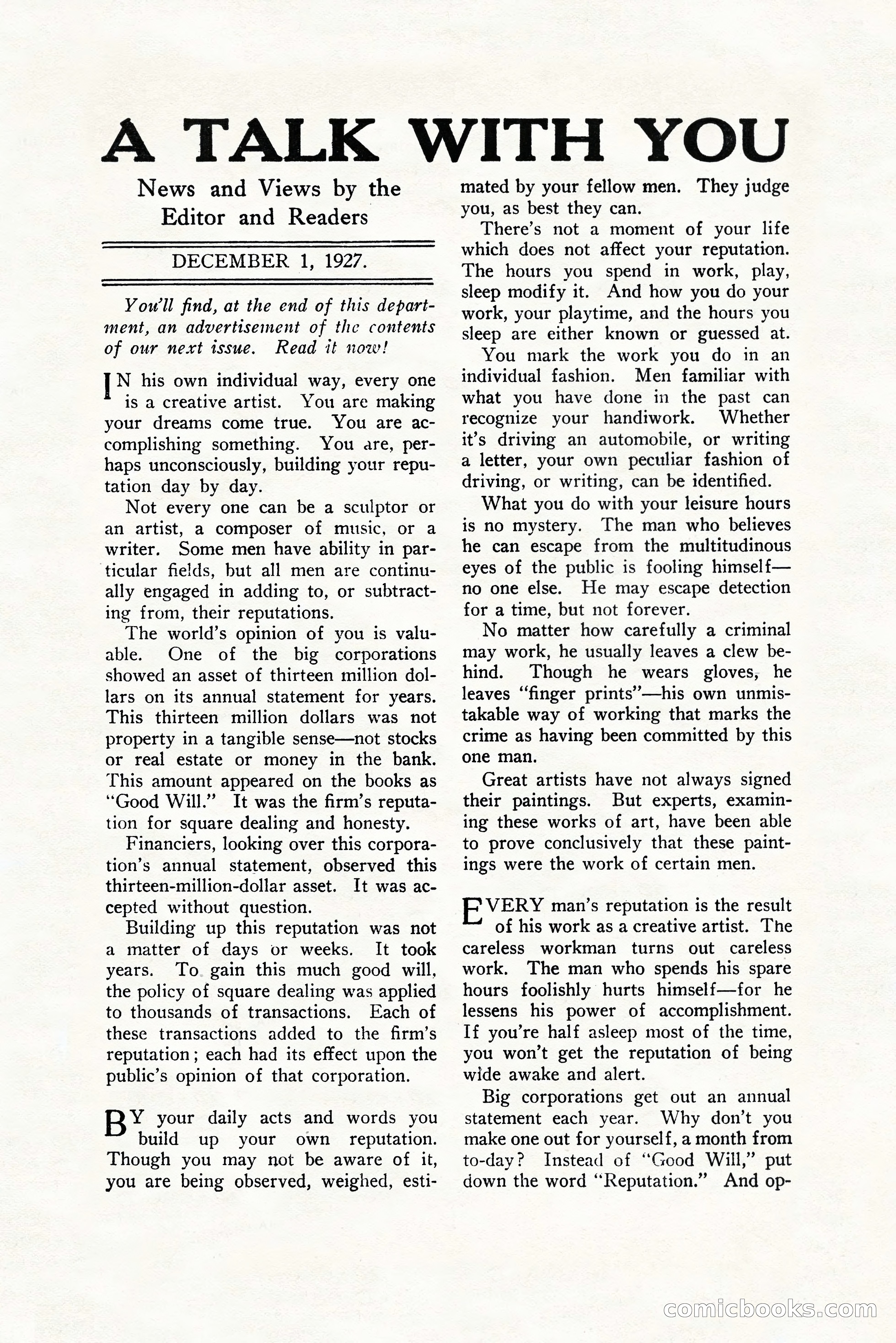 Top-Notch Magazine, December 1, 1927 — page 161 of 172