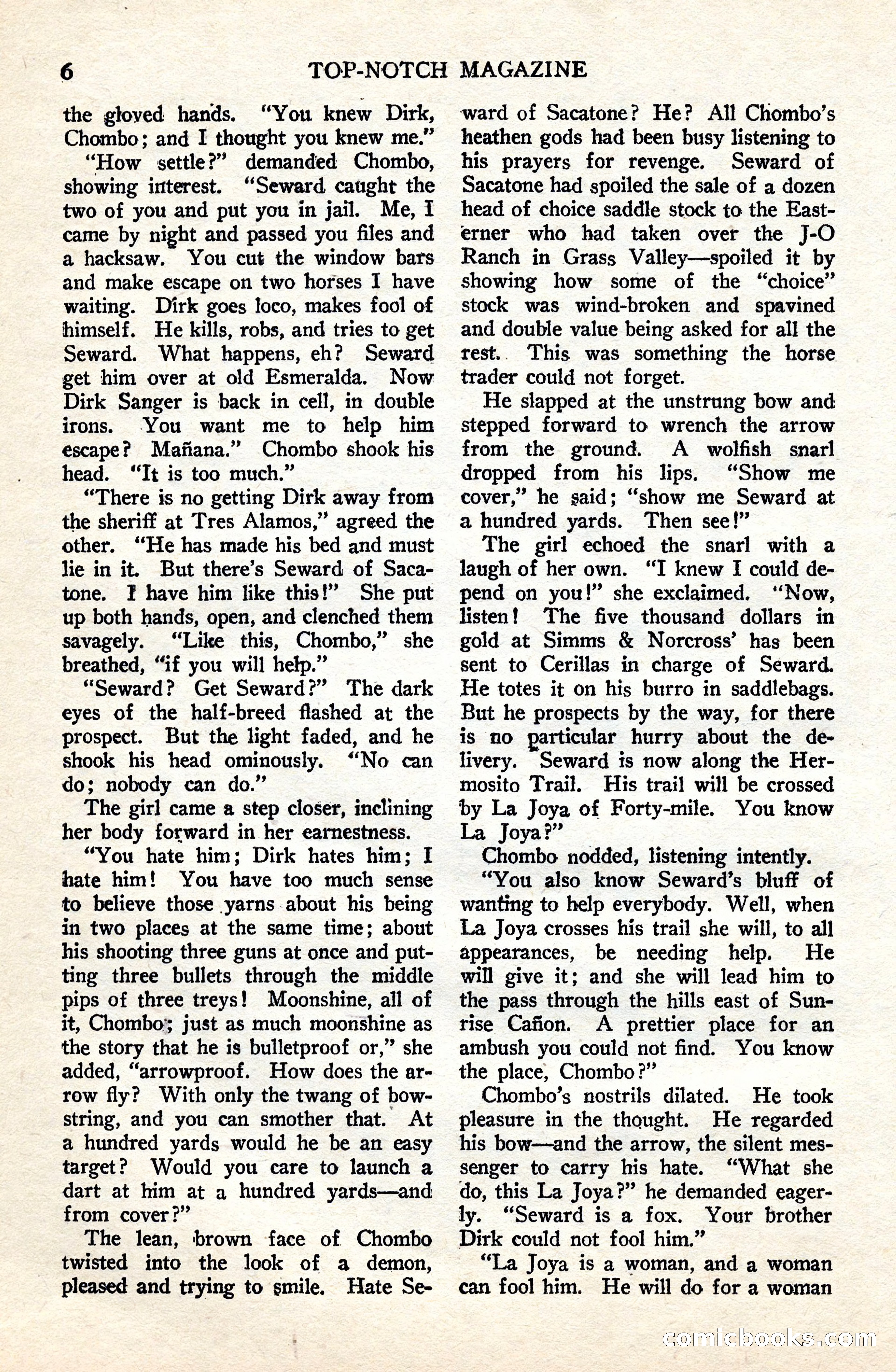 Top-Notch Magazine, June 1, 1926 — page 26 of 174