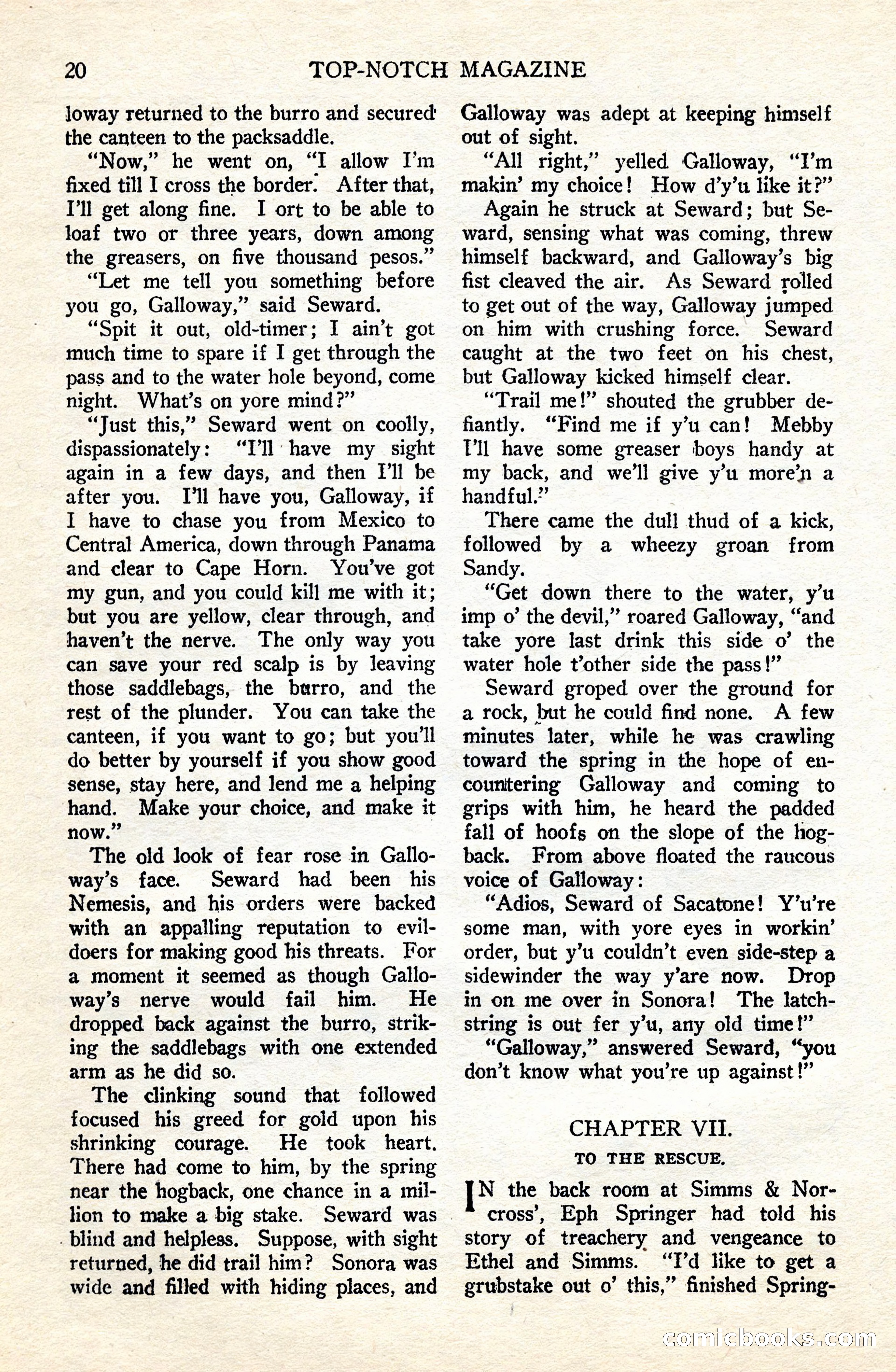 Top-Notch Magazine, June 1, 1926 — page 40 of 174