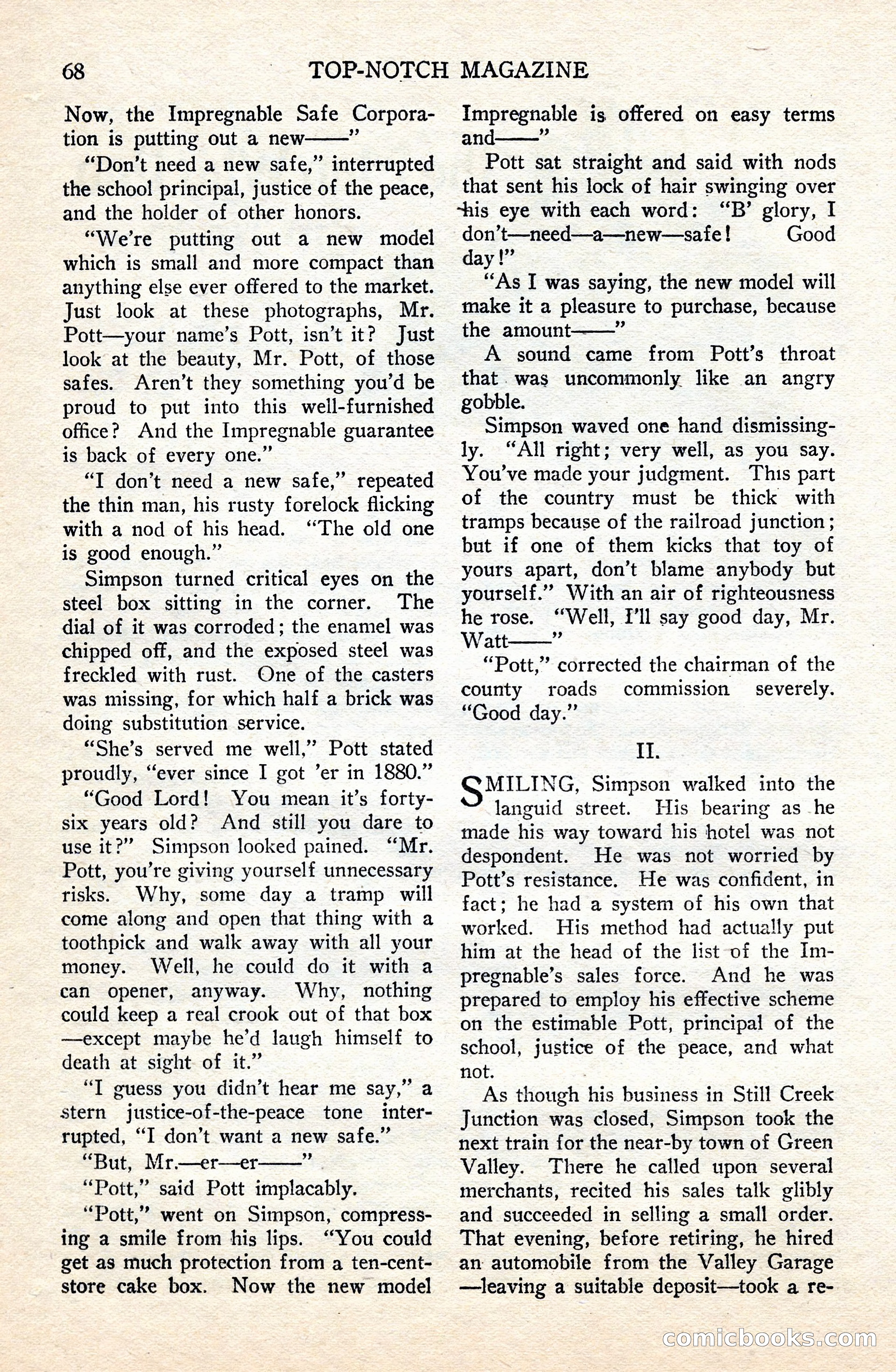 Top-Notch Magazine, June 1, 1926 — page 88 of 174