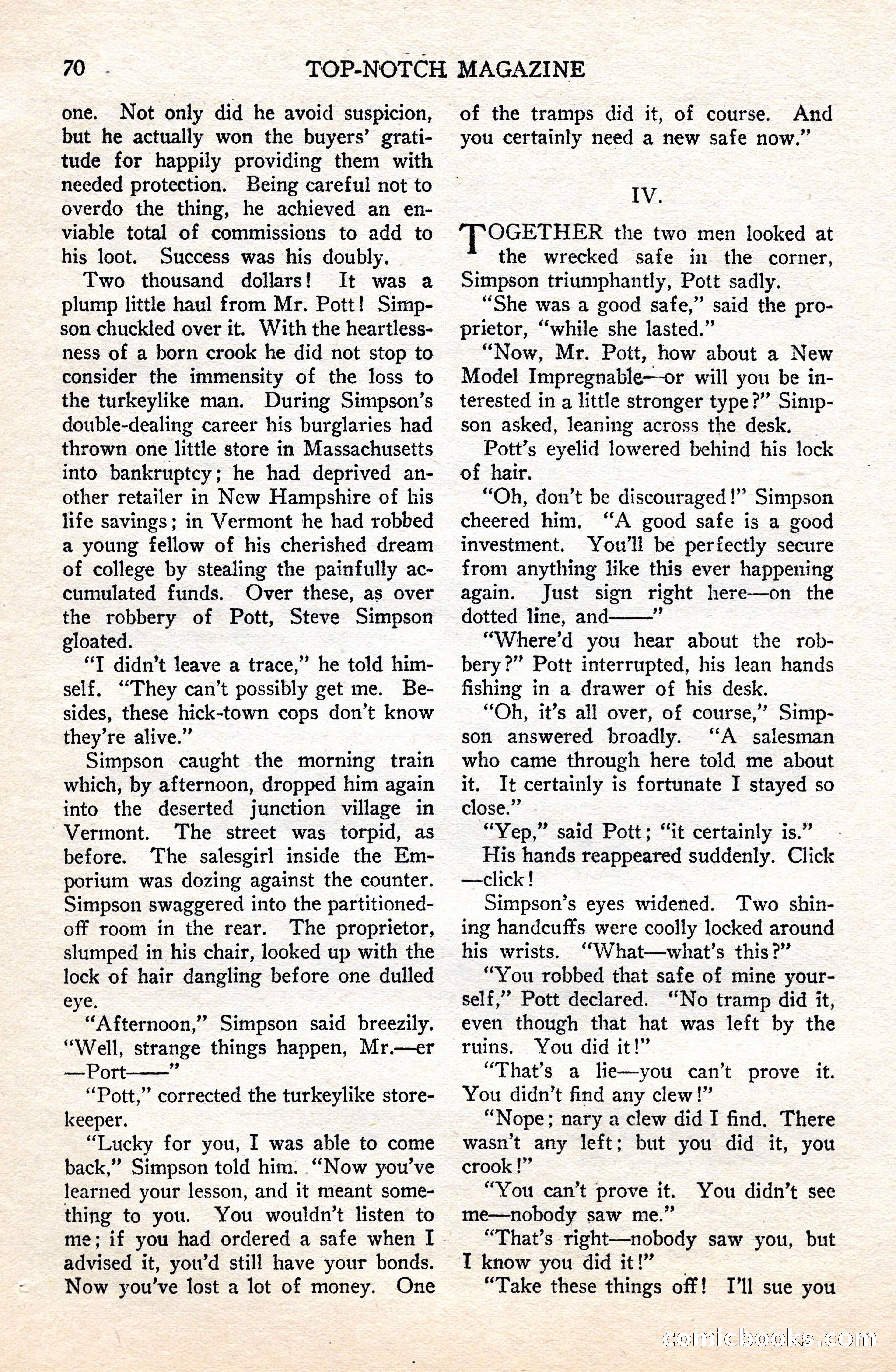 Top-Notch Magazine, June 1, 1926 — page 90 of 174