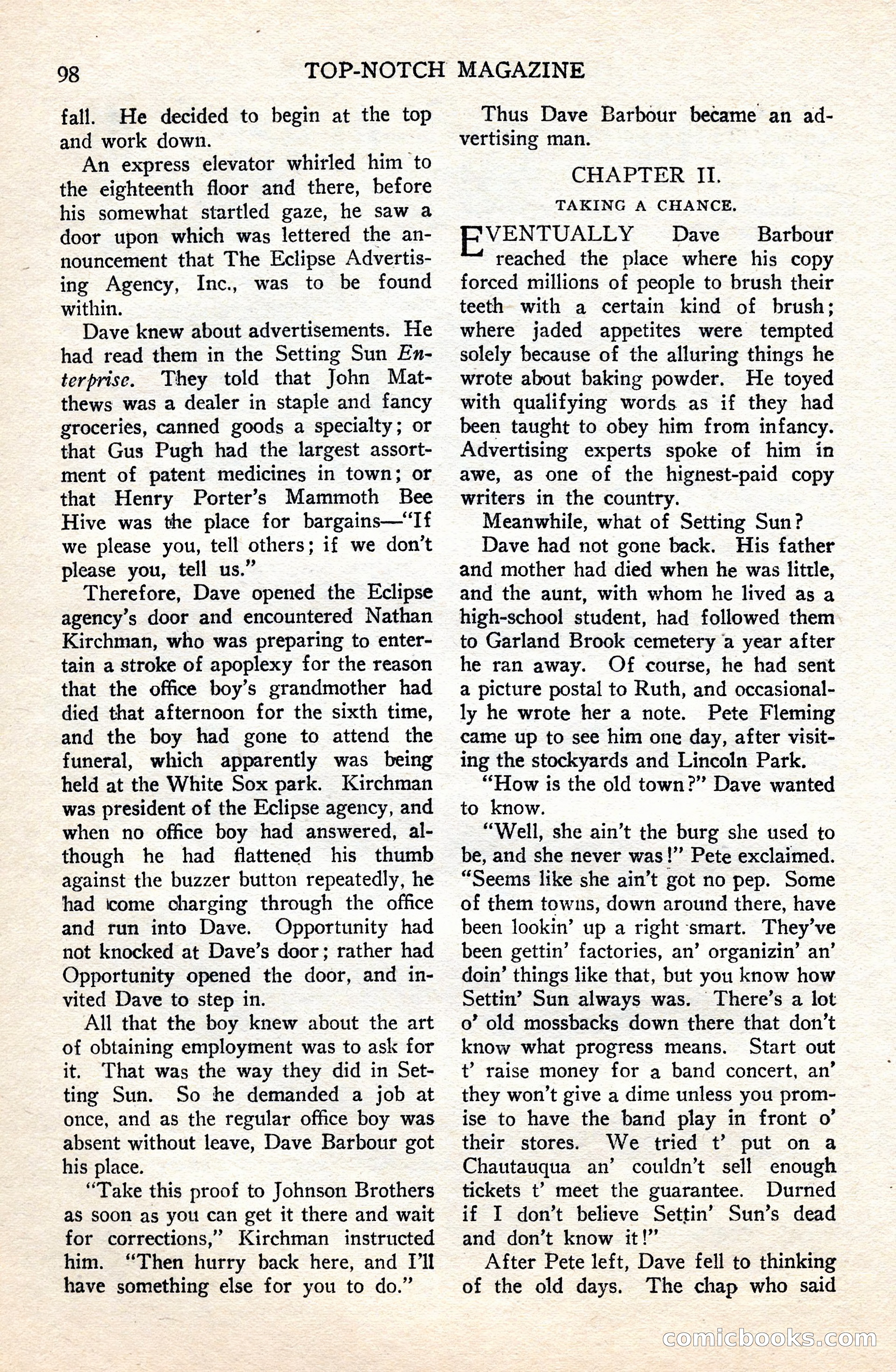 Top-Notch Magazine, June 1, 1926 — page 118 of 174