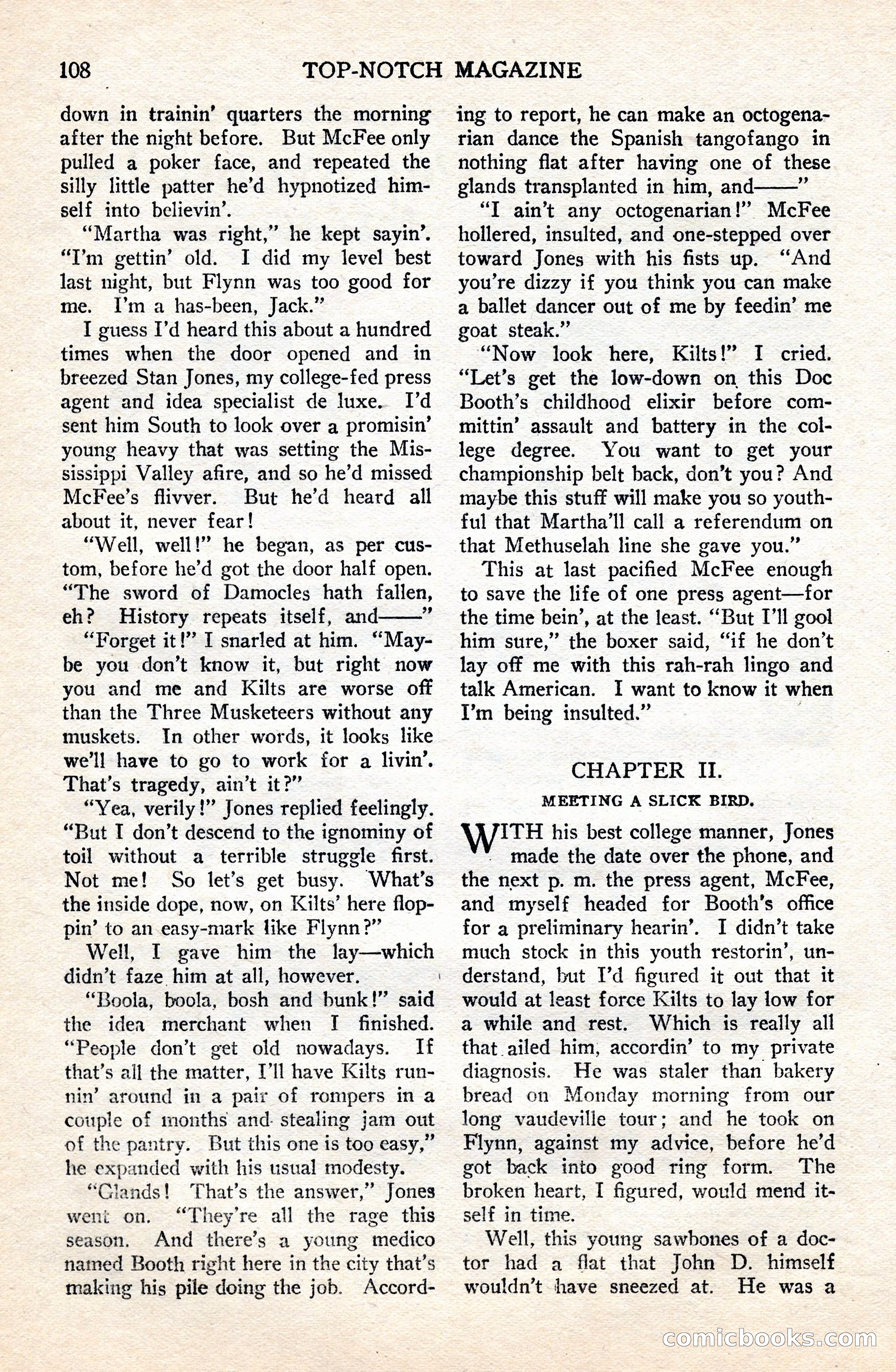Top-Notch Magazine, June 1, 1926 — page 128 of 174