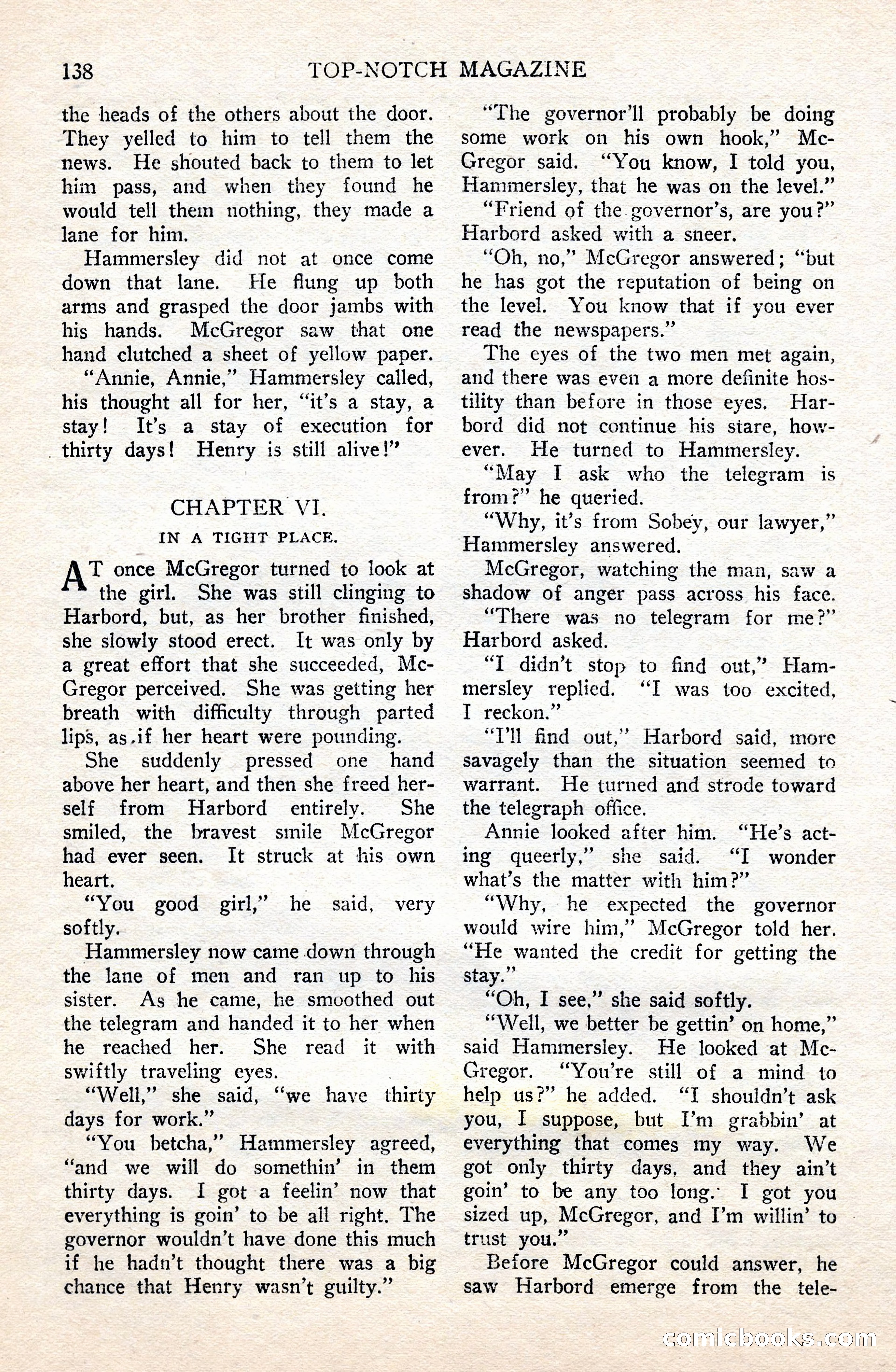 Top-Notch Magazine, June 1, 1926 — page 158 of 174
