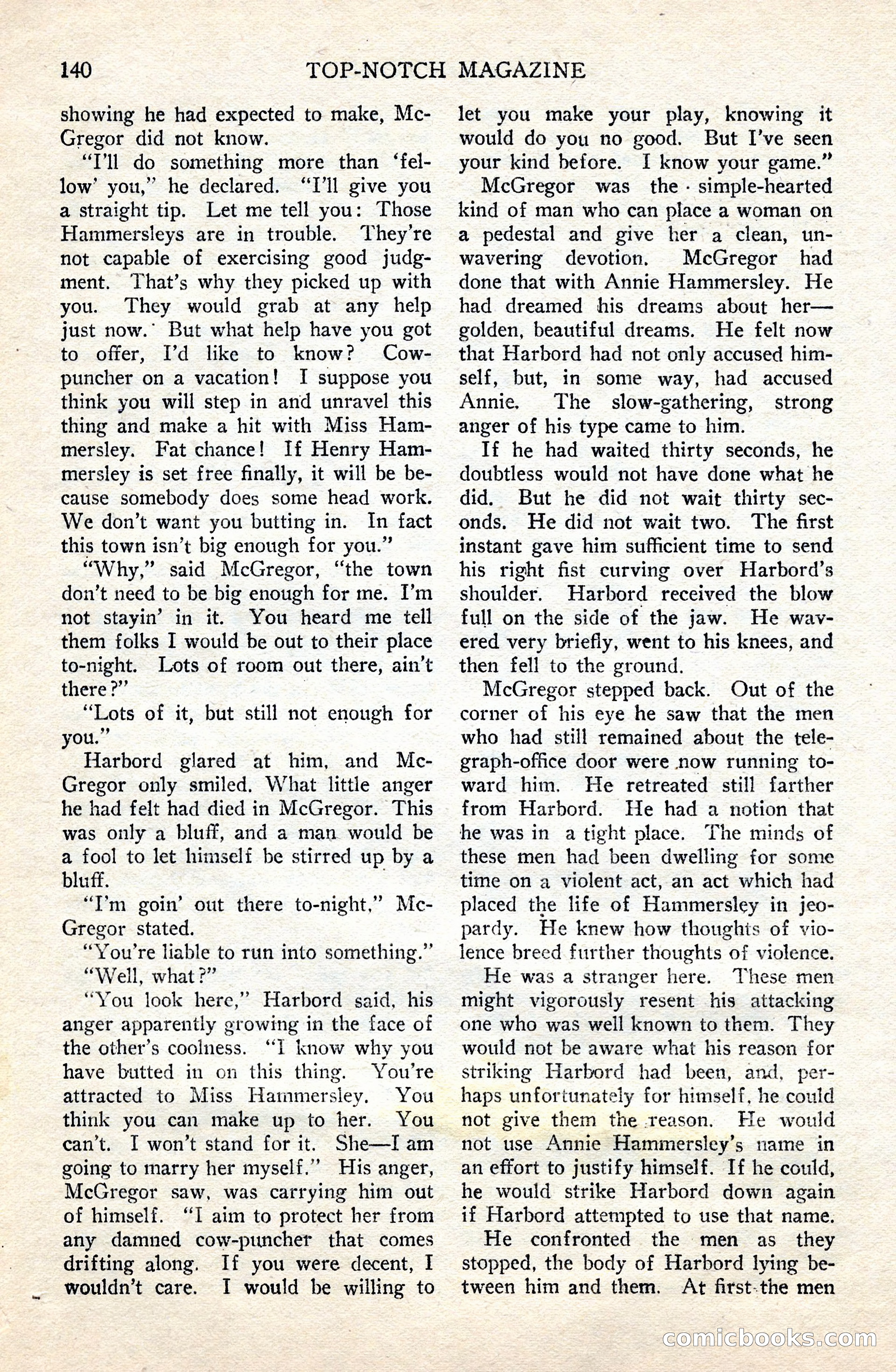 Top-Notch Magazine, June 1, 1926 — page 160 of 174