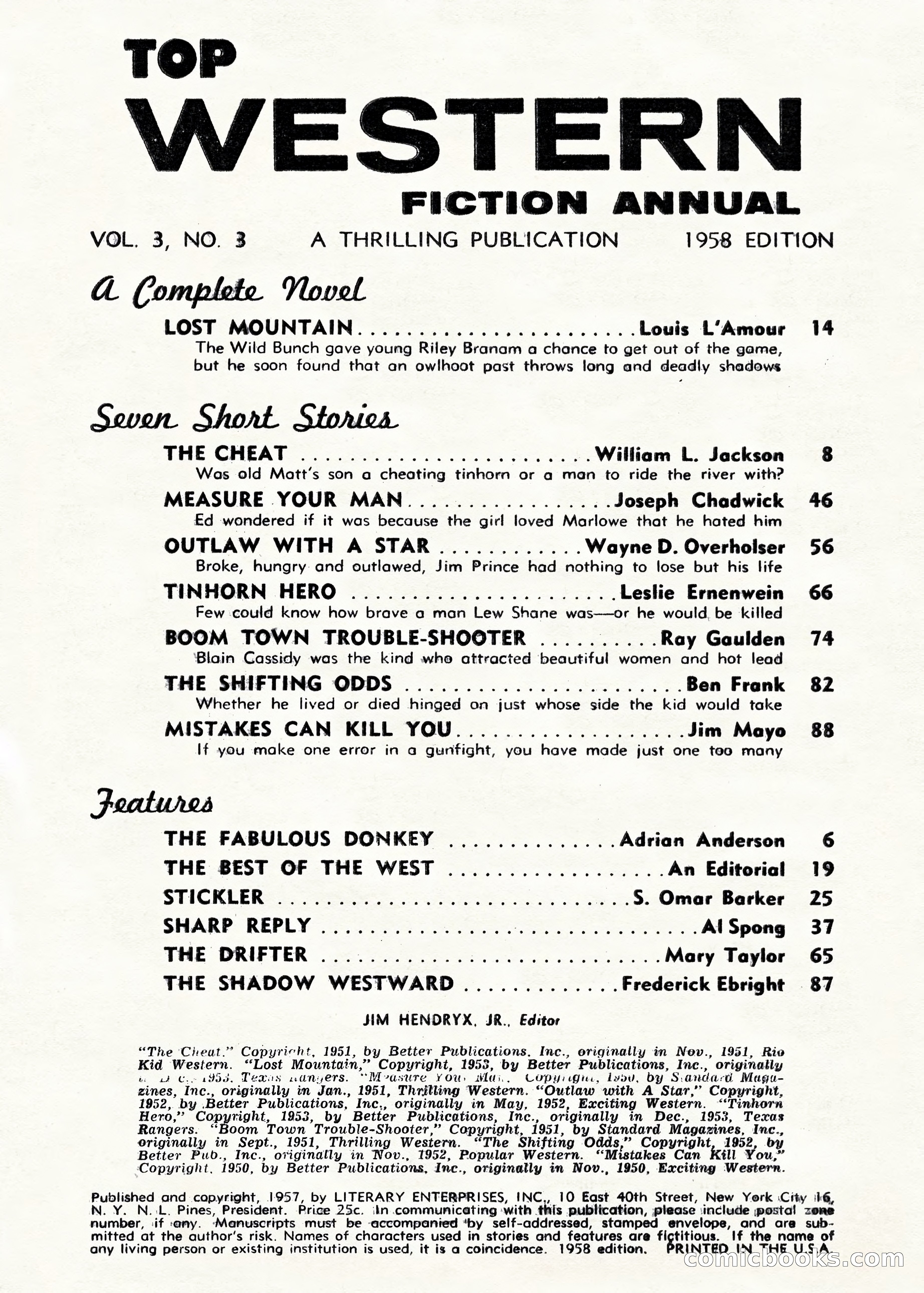 Top Western Fiction Annual — page 4 of 100