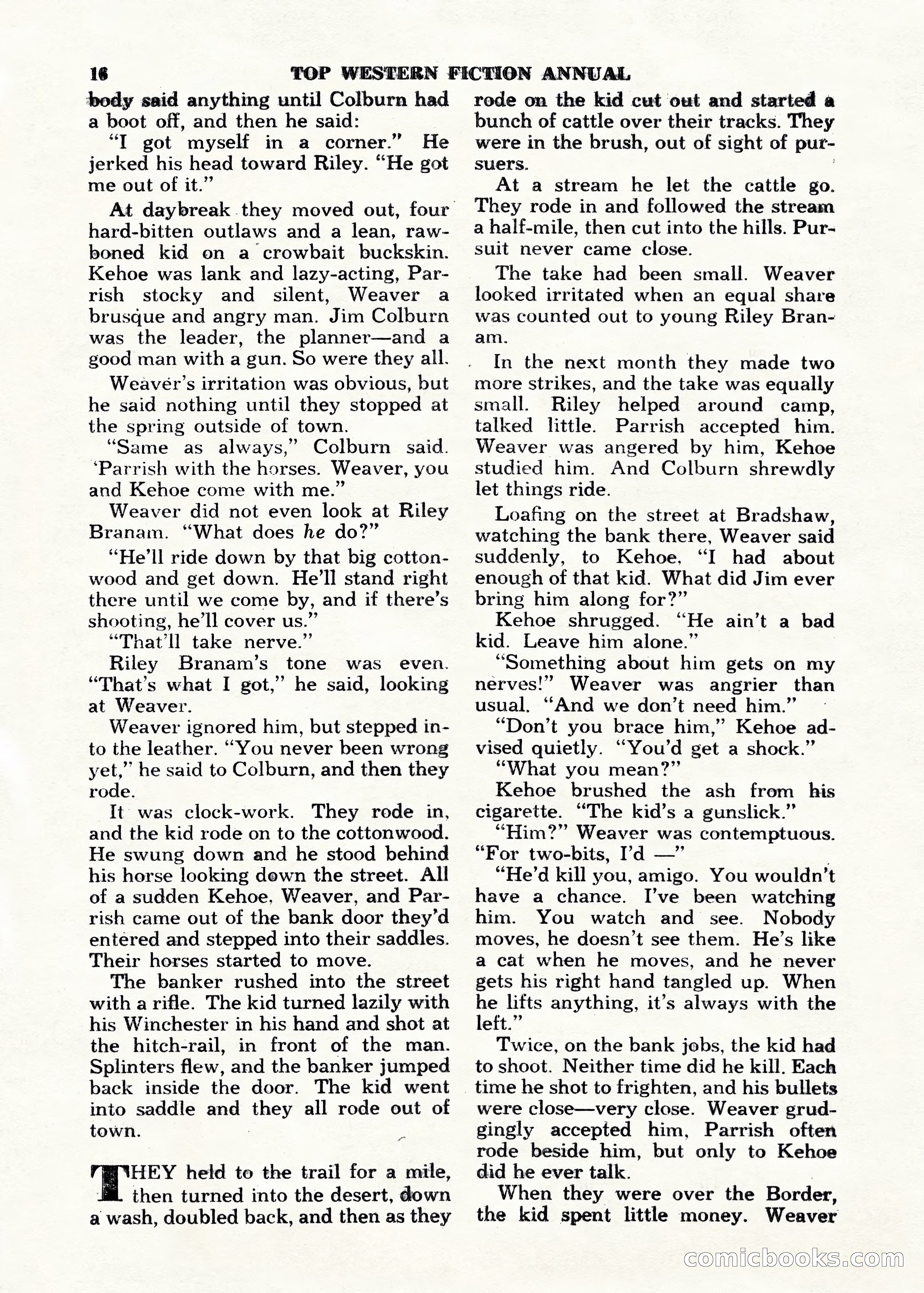 Top Western Fiction Annual — page 16 of 100