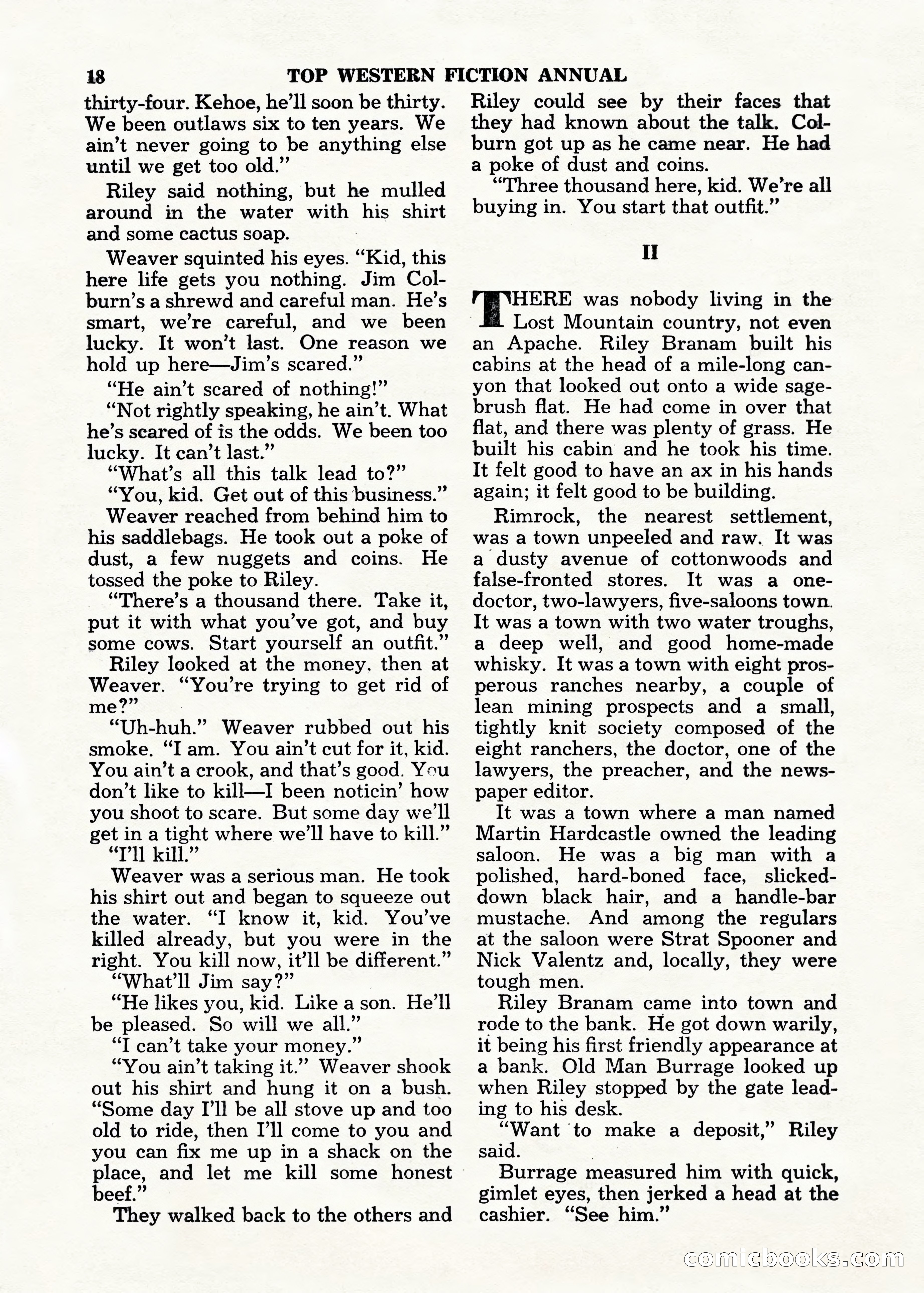 Top Western Fiction Annual — page 18 of 100