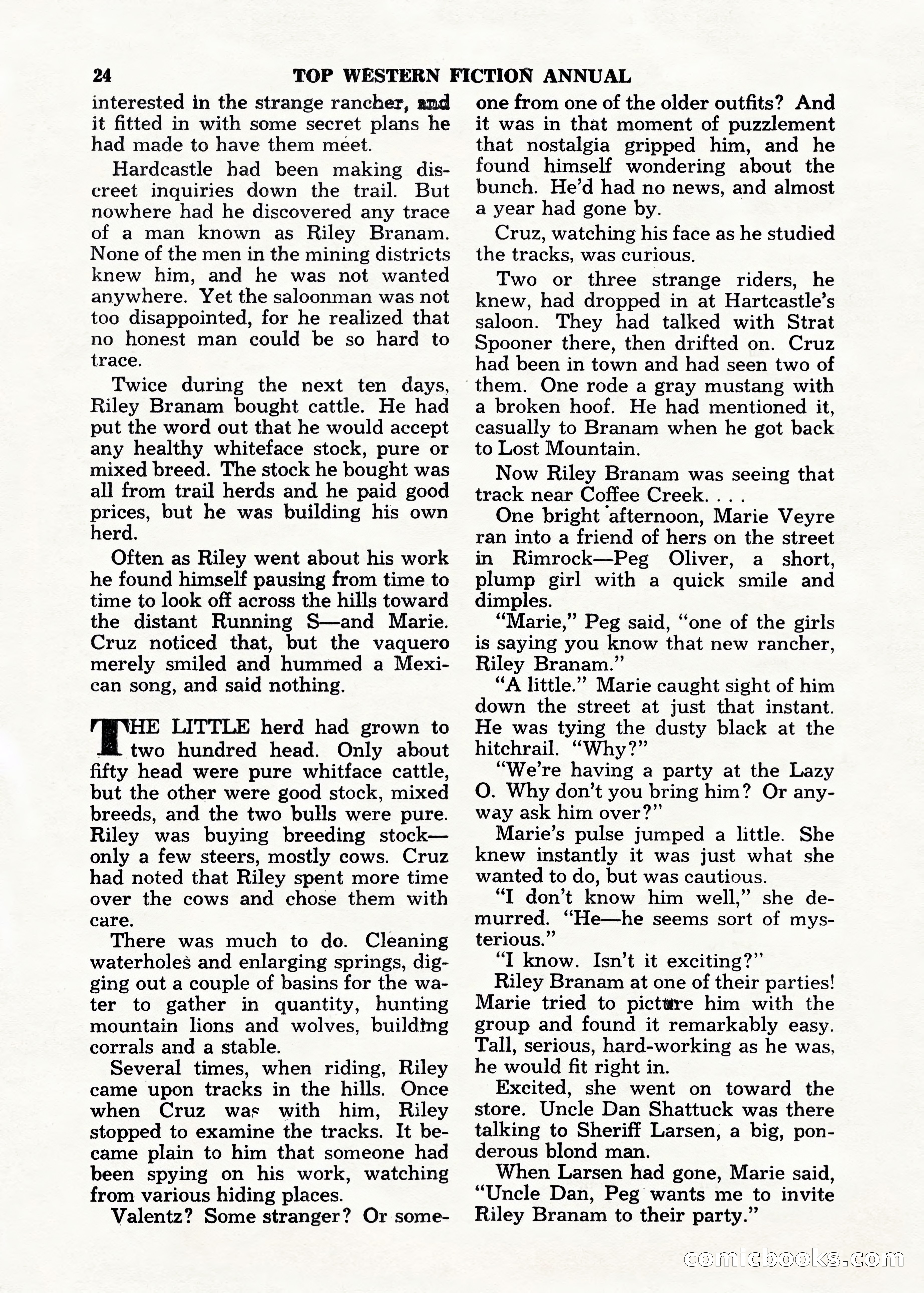 Top Western Fiction Annual — page 24 of 100
