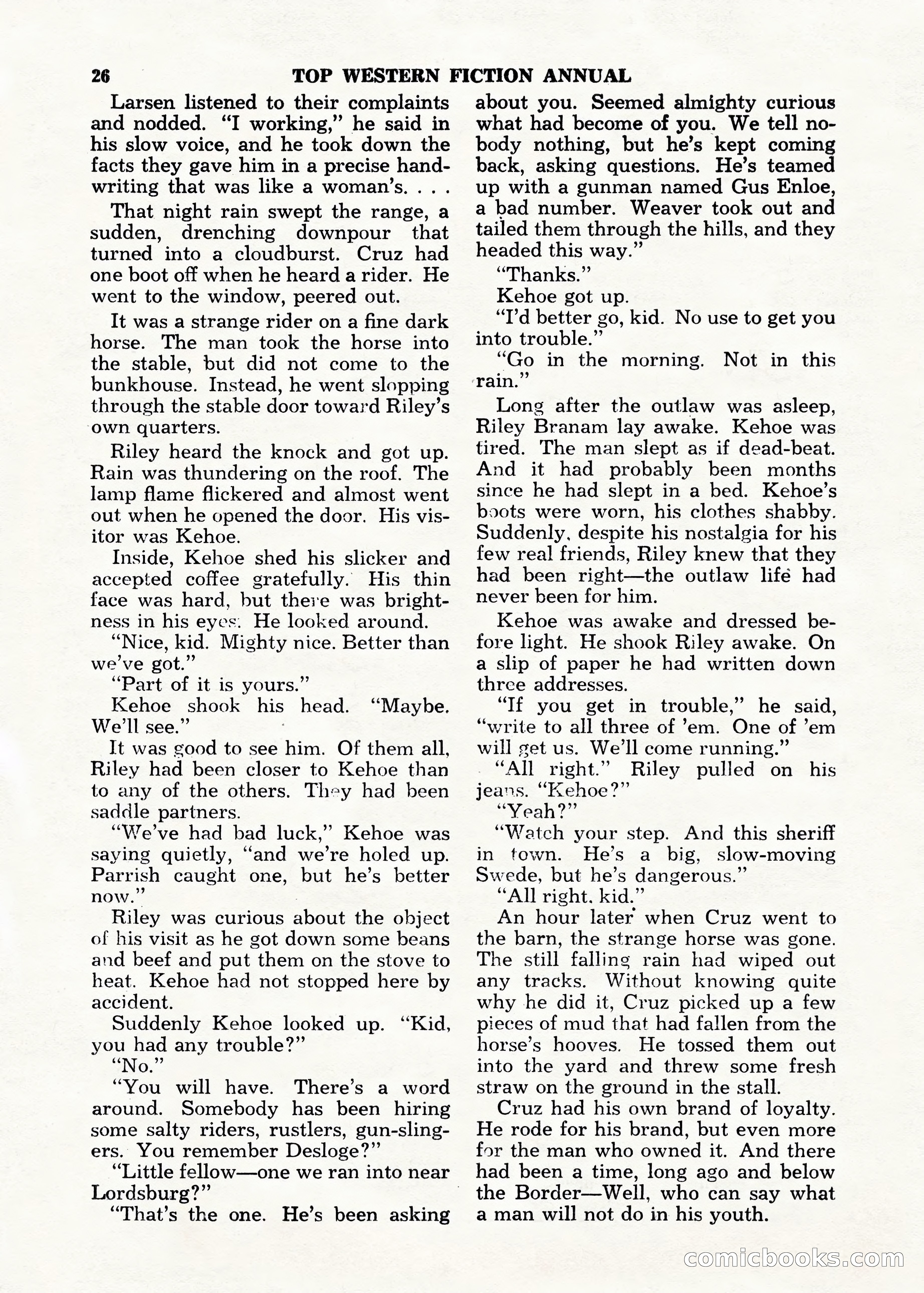 Top Western Fiction Annual — page 26 of 100