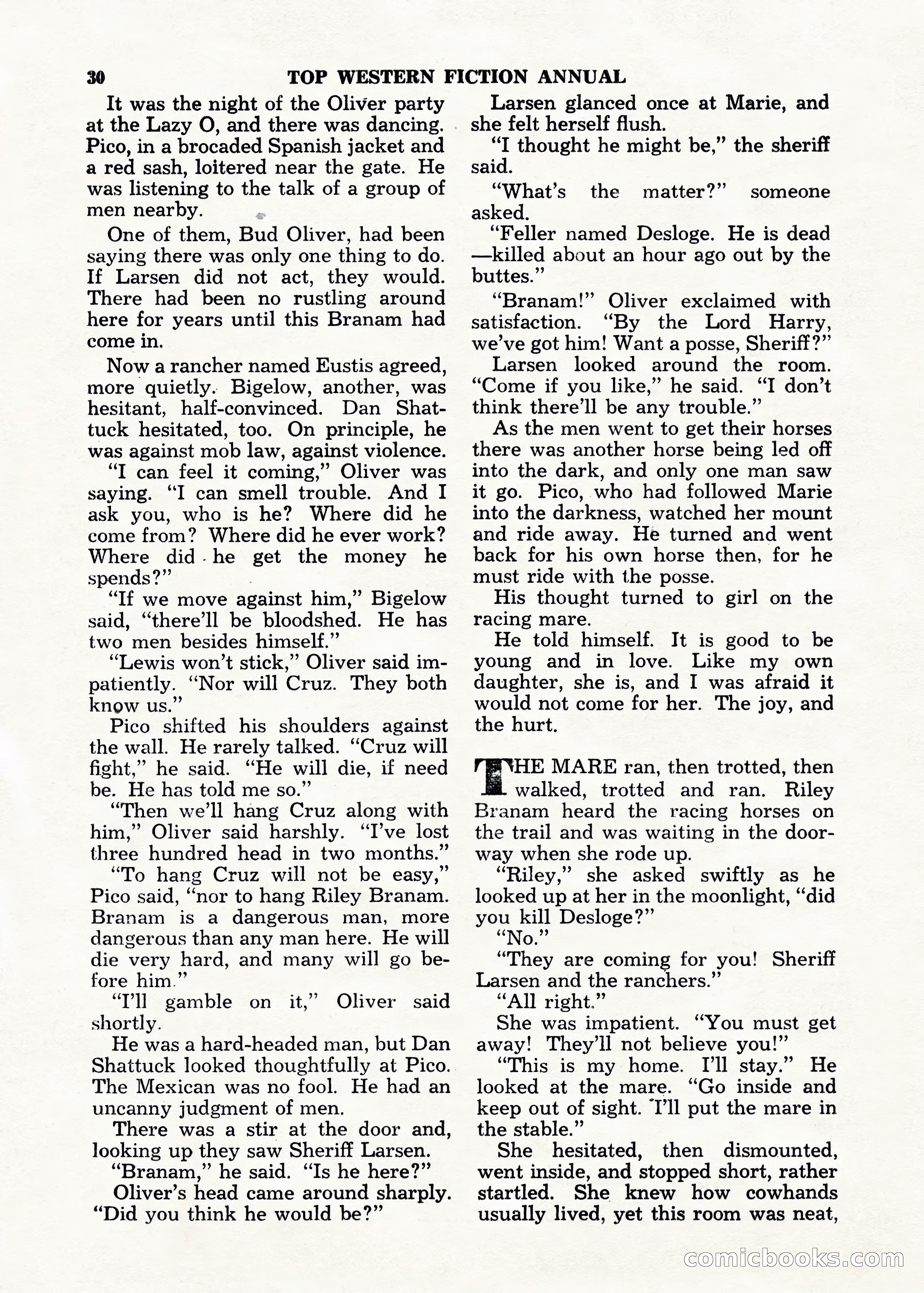 Top Western Fiction Annual — page 30 of 100