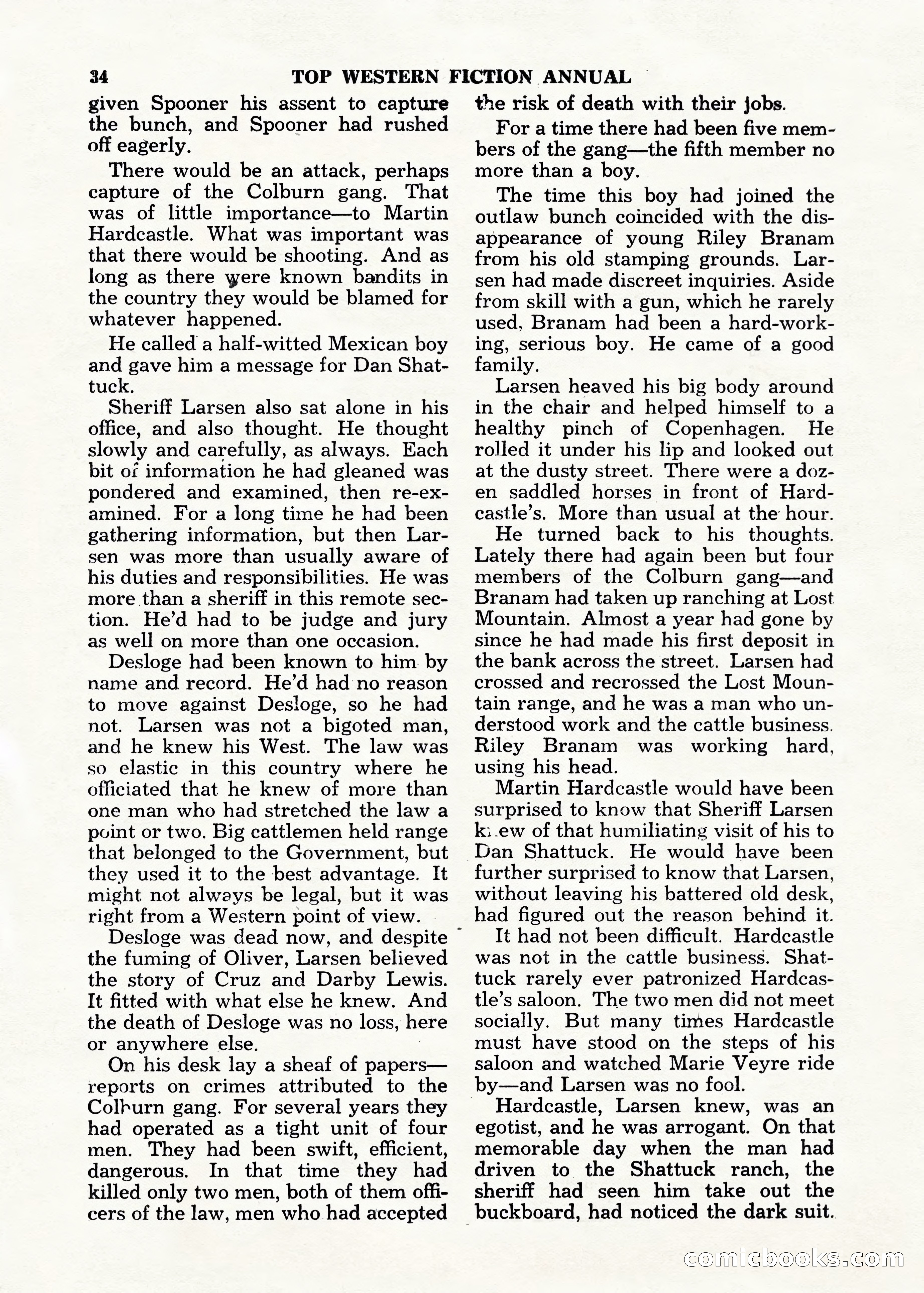 Top Western Fiction Annual — page 34 of 100