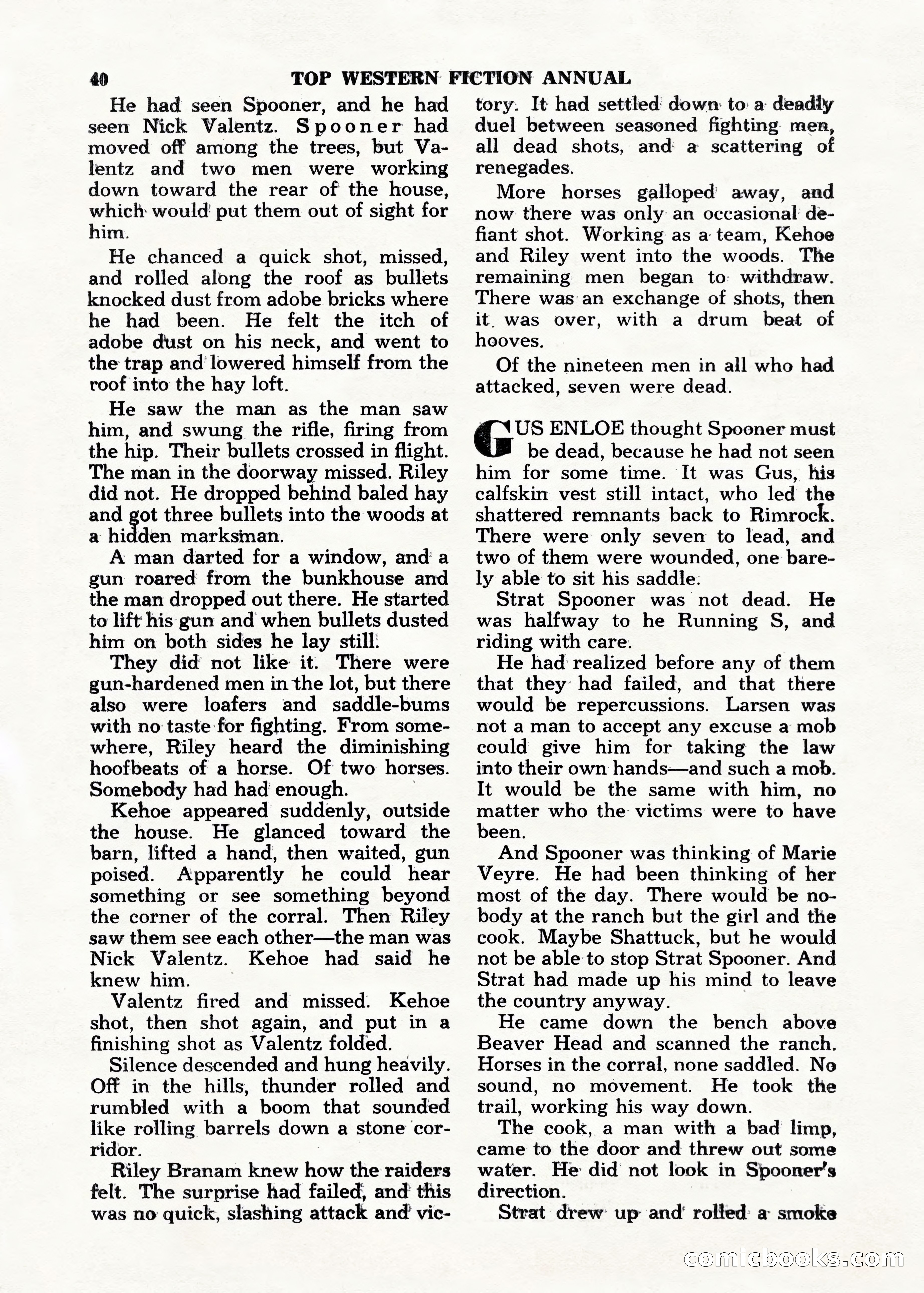Top Western Fiction Annual — page 40 of 100