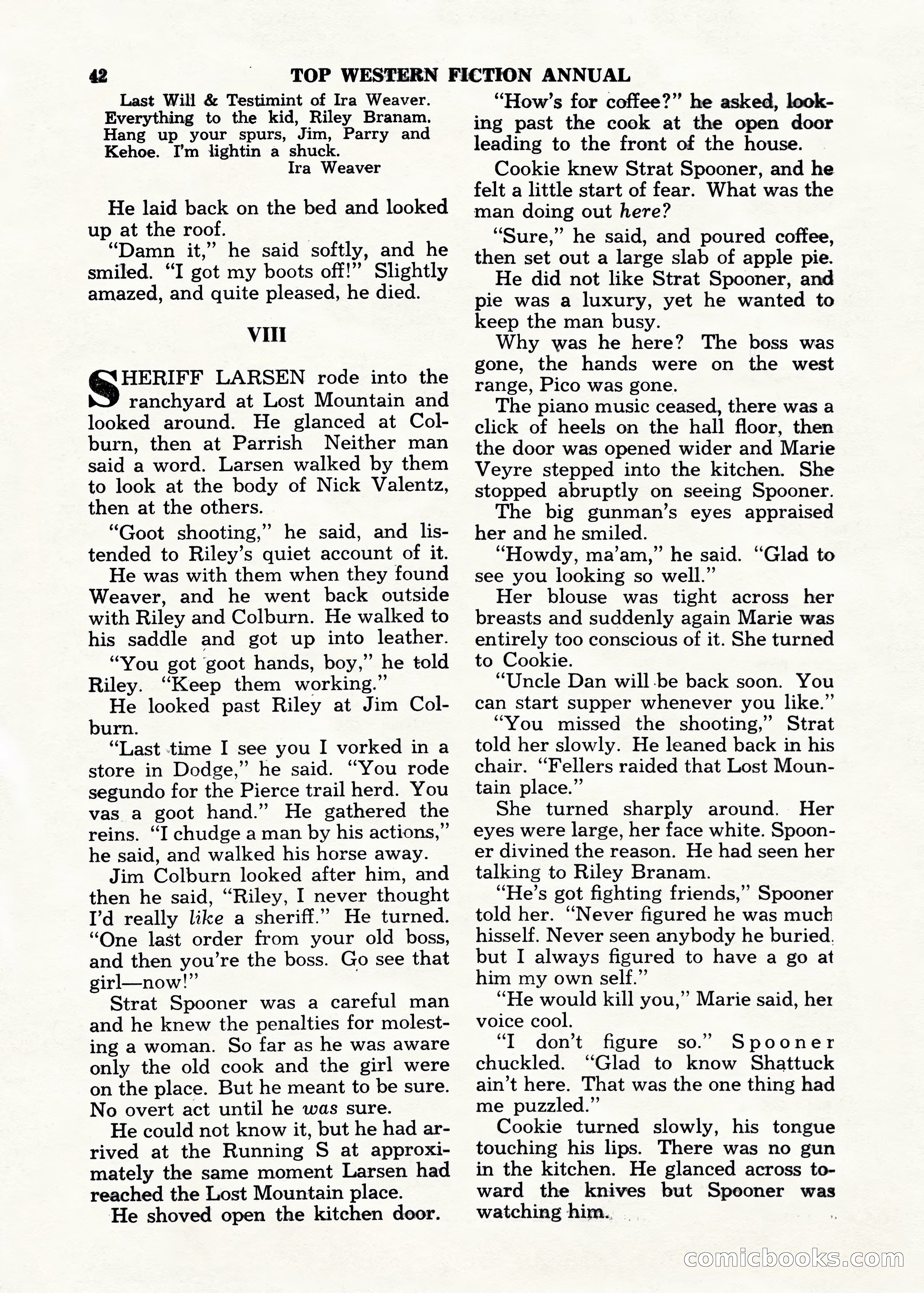 Top Western Fiction Annual — page 42 of 100