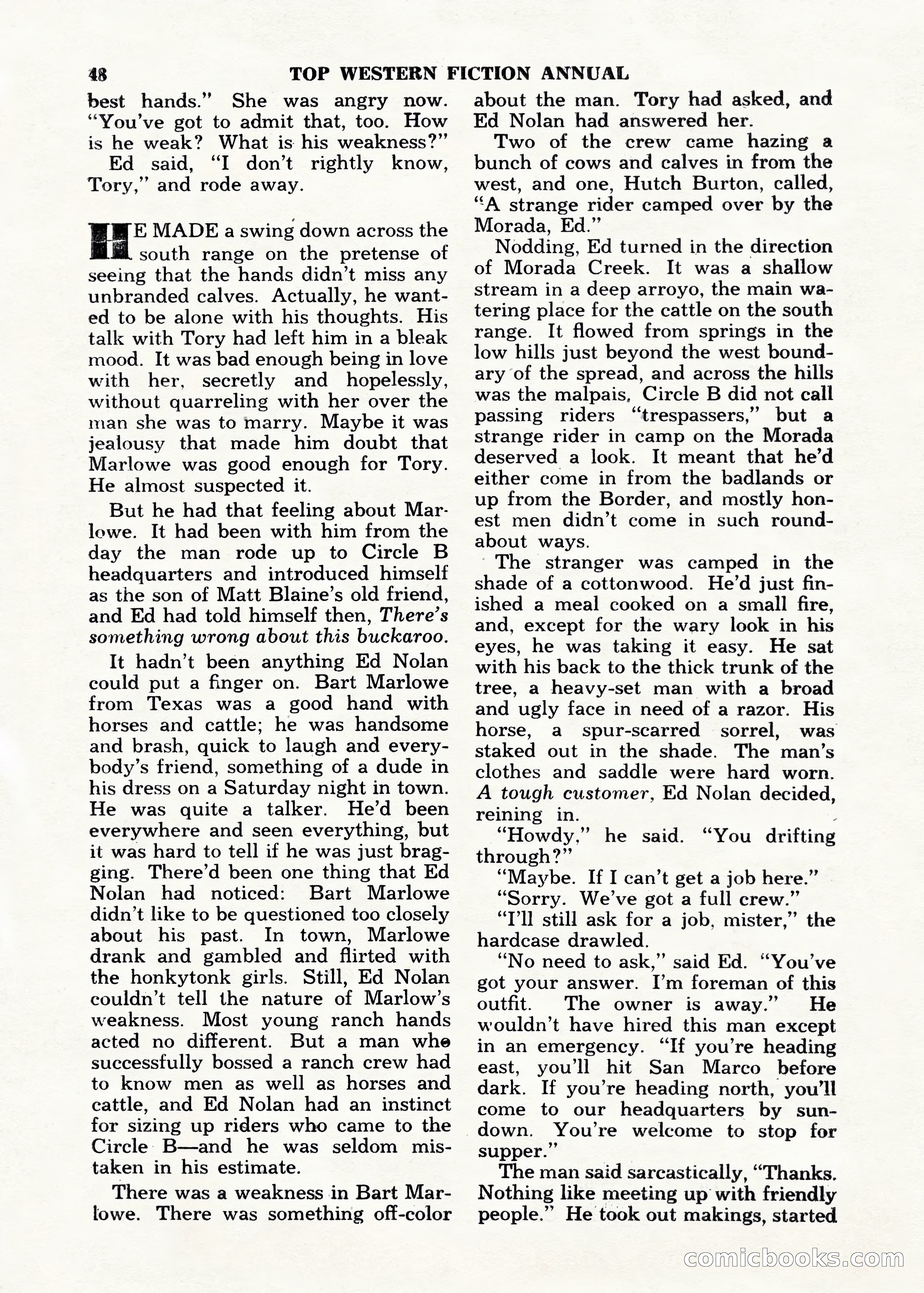 Top Western Fiction Annual — page 48 of 100