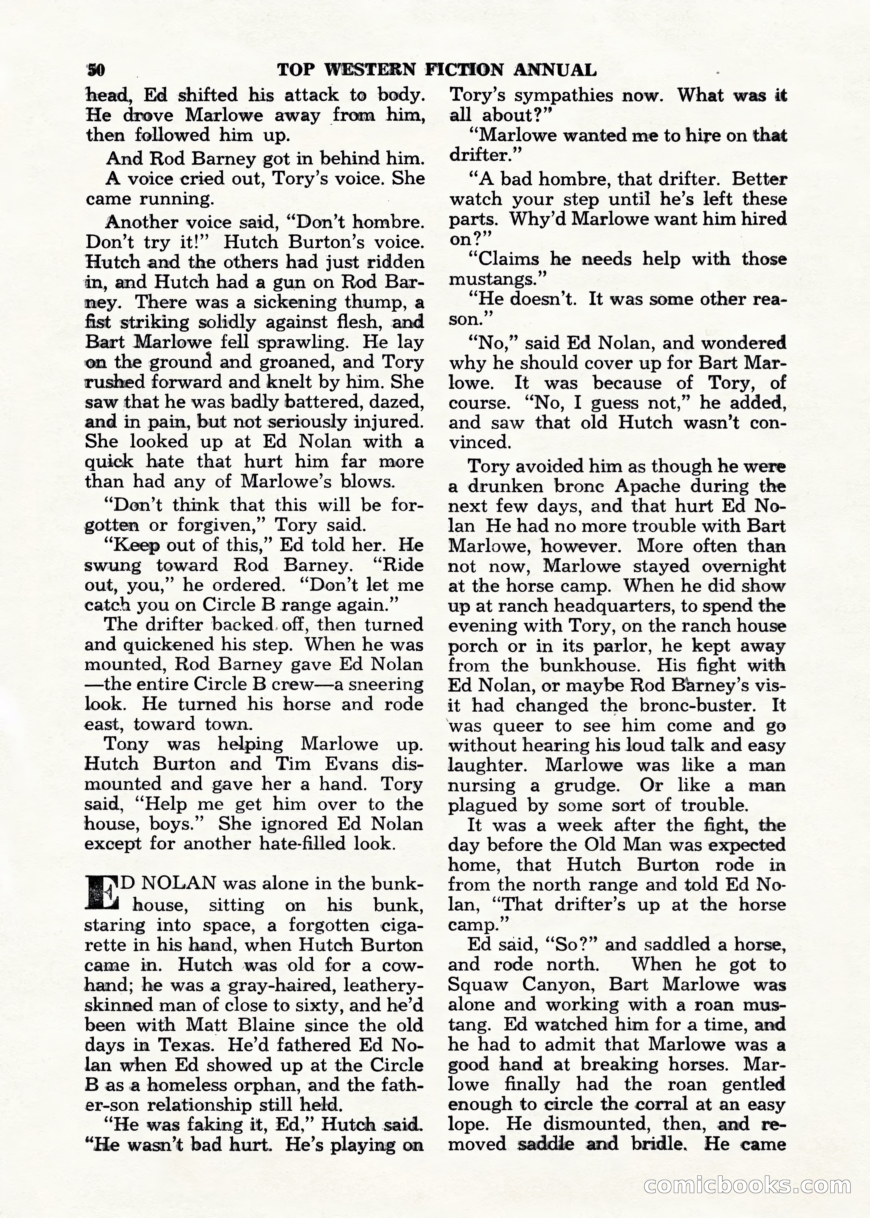 Top Western Fiction Annual — page 50 of 100