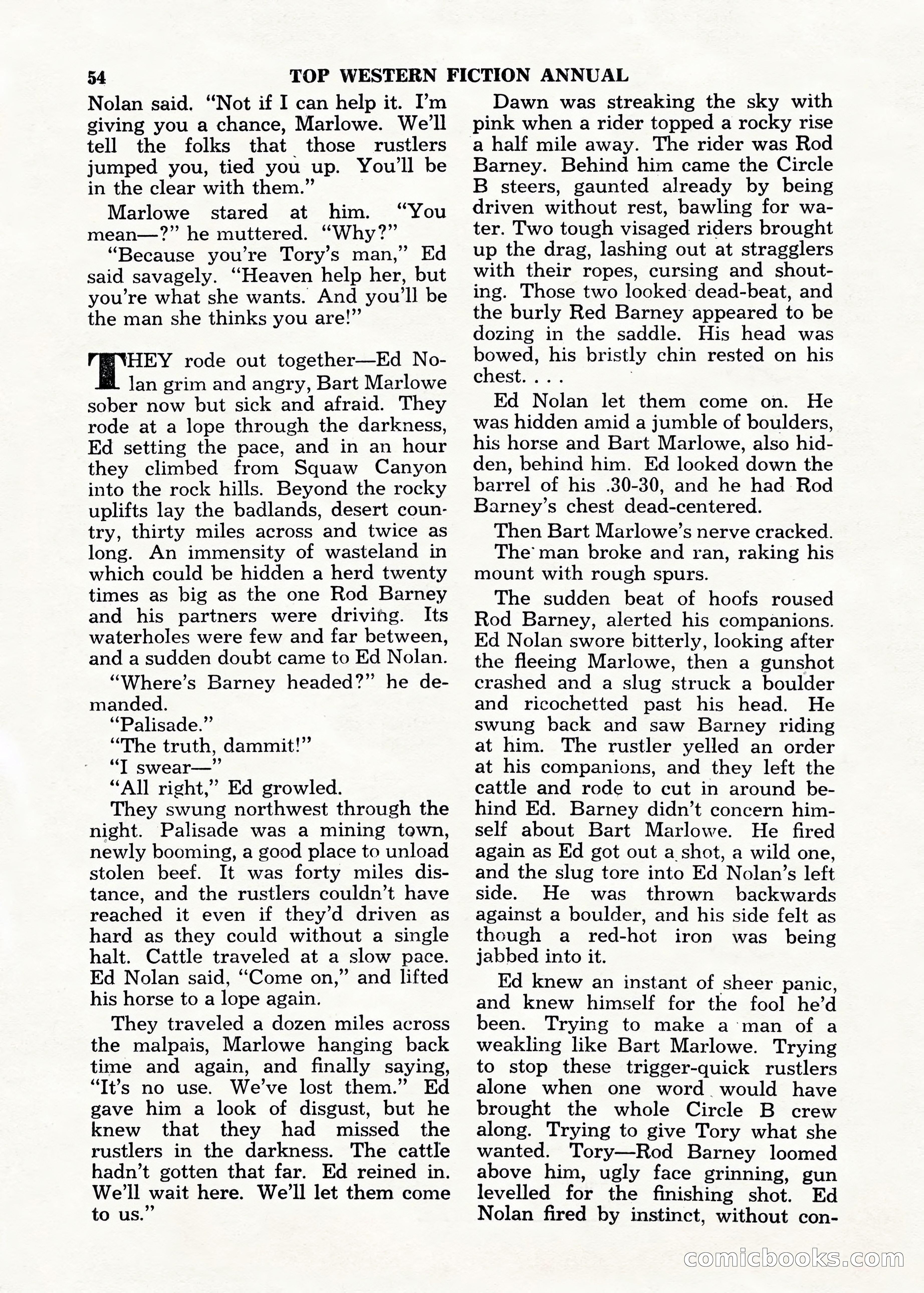 Top Western Fiction Annual — page 54 of 100