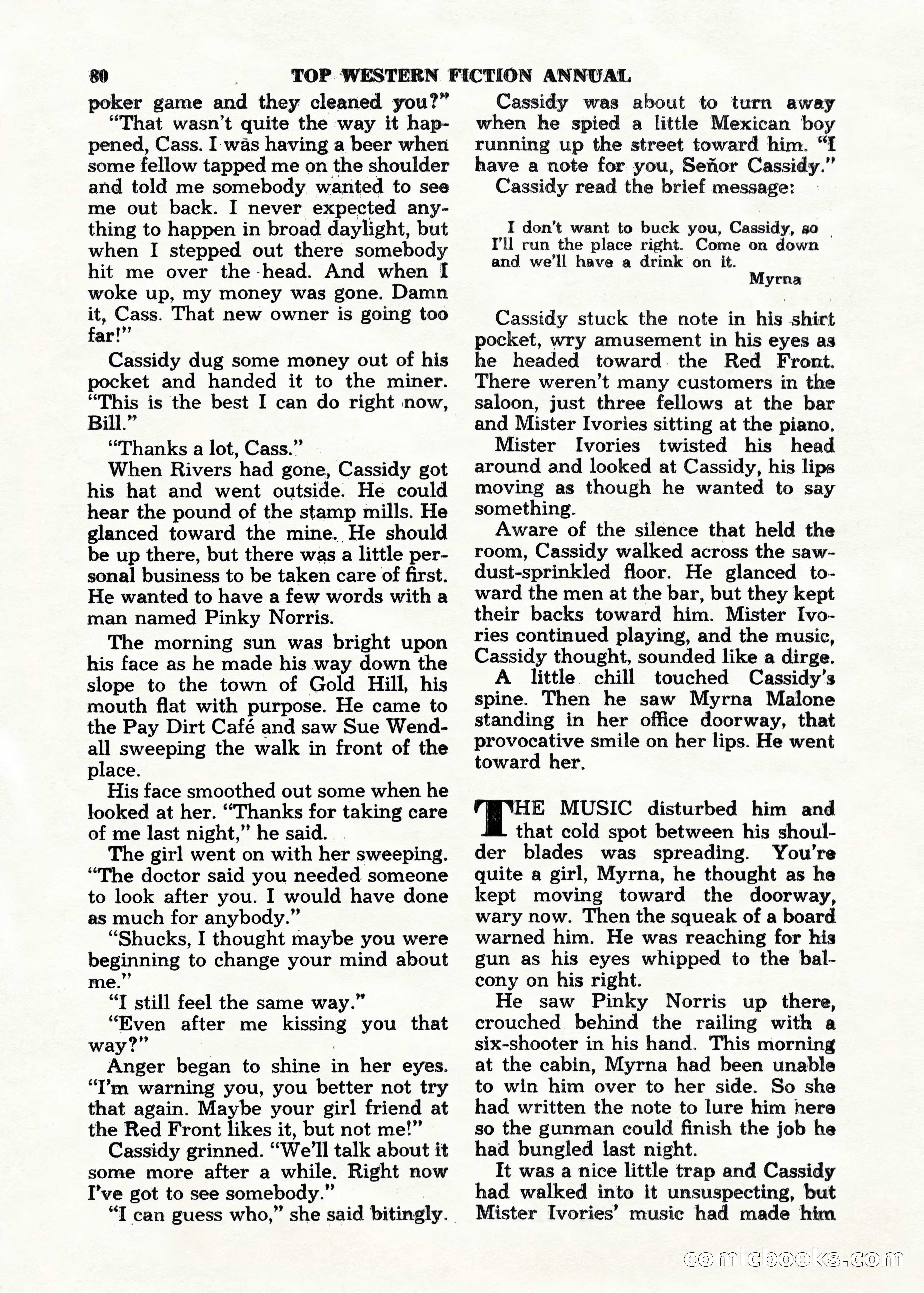 Top Western Fiction Annual — page 80 of 100