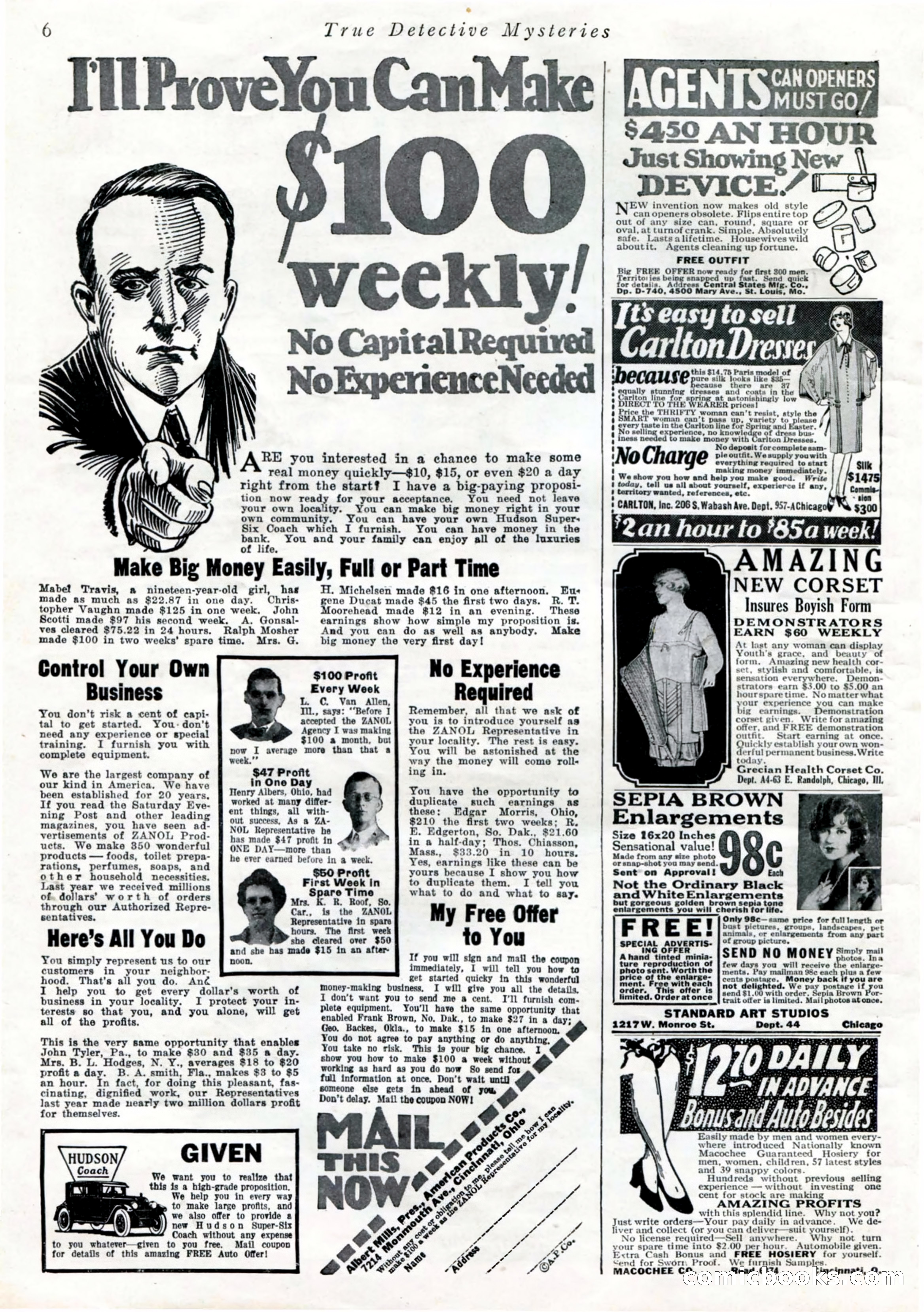 True Detective Mysteries, April 1927 — page 8 of 124