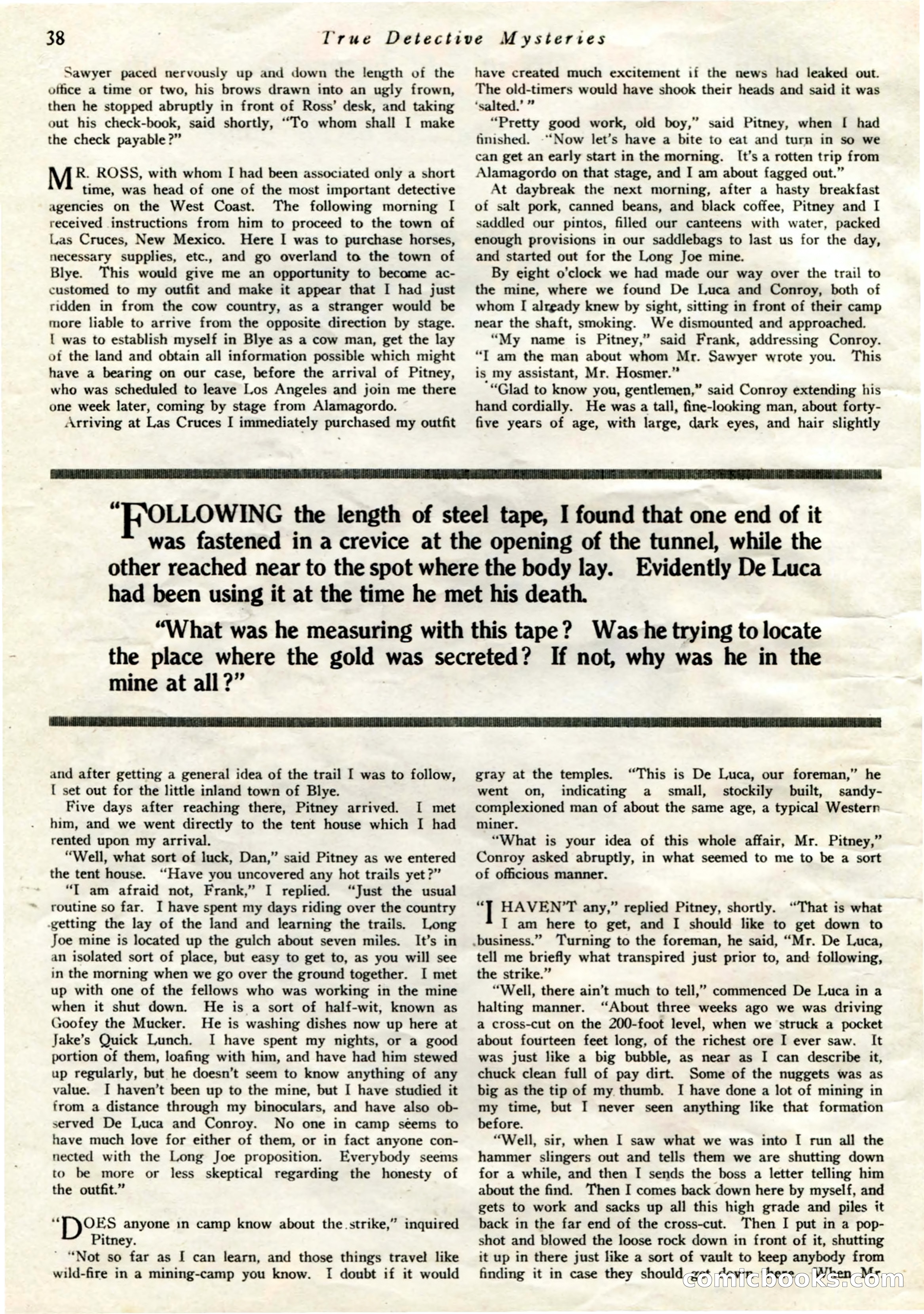 True Detective Mysteries, April 1927 — page 40 of 124