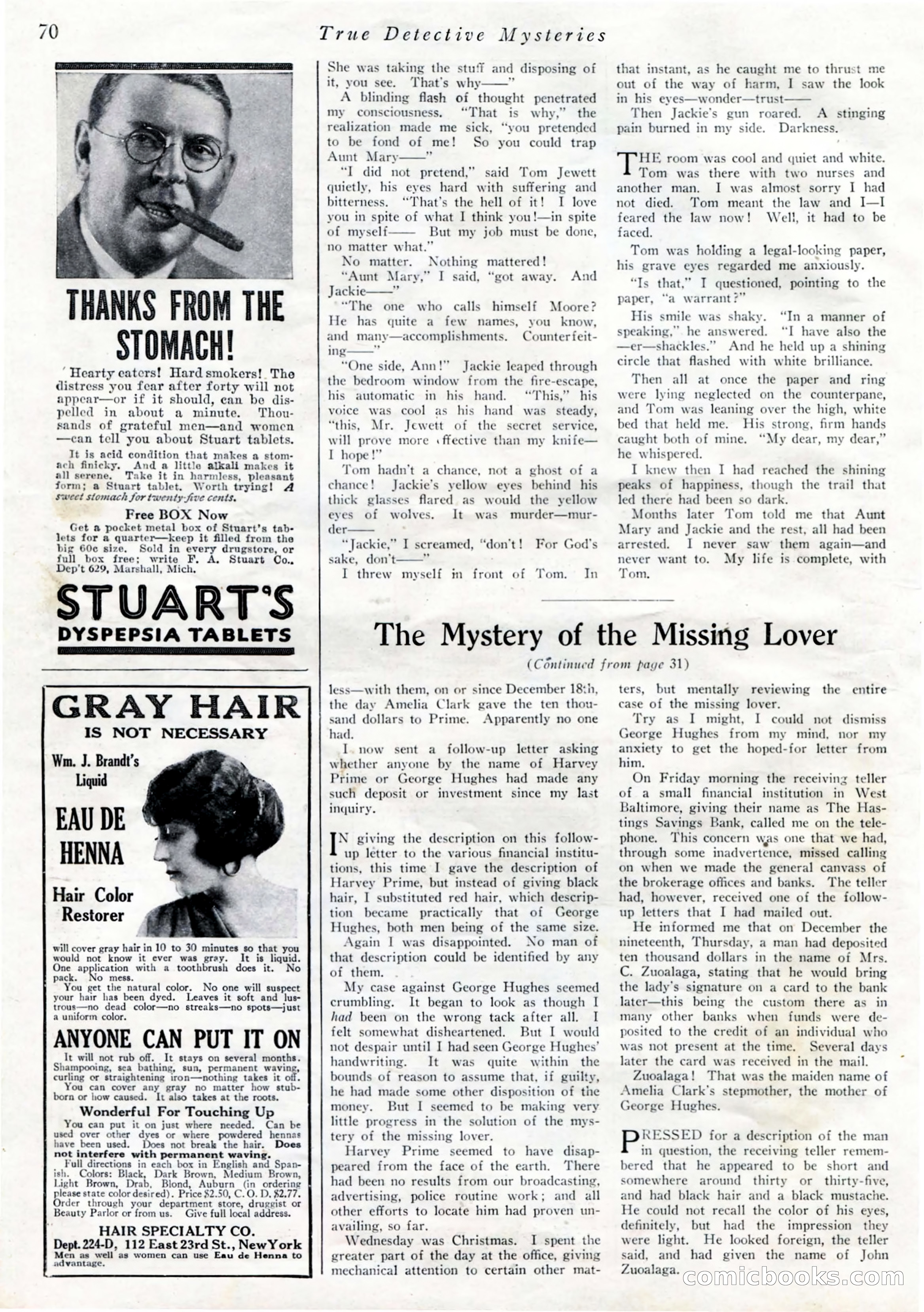 True Detective Mysteries, April 1927 — page 72 of 124