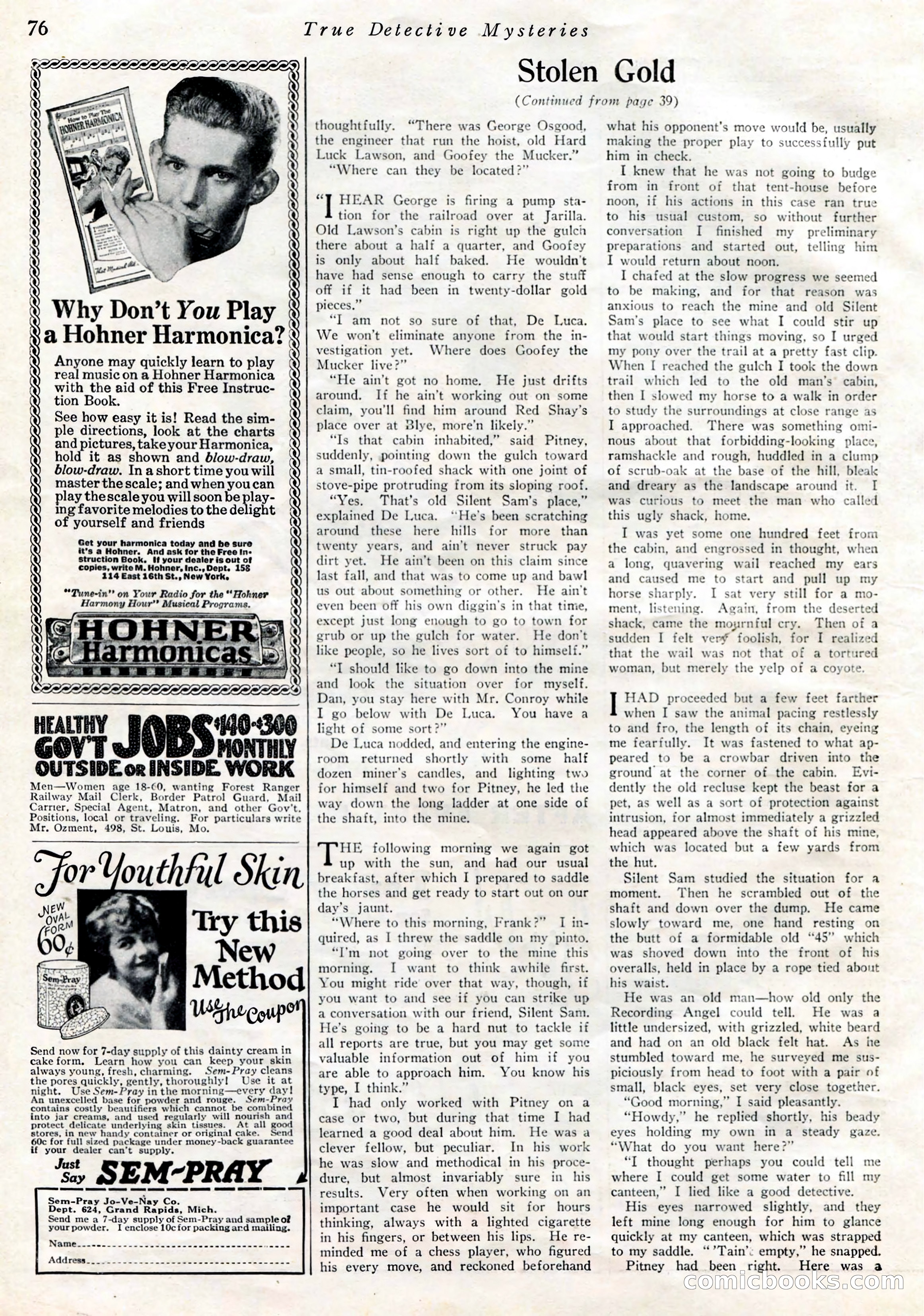 True Detective Mysteries, April 1927 — page 78 of 124
