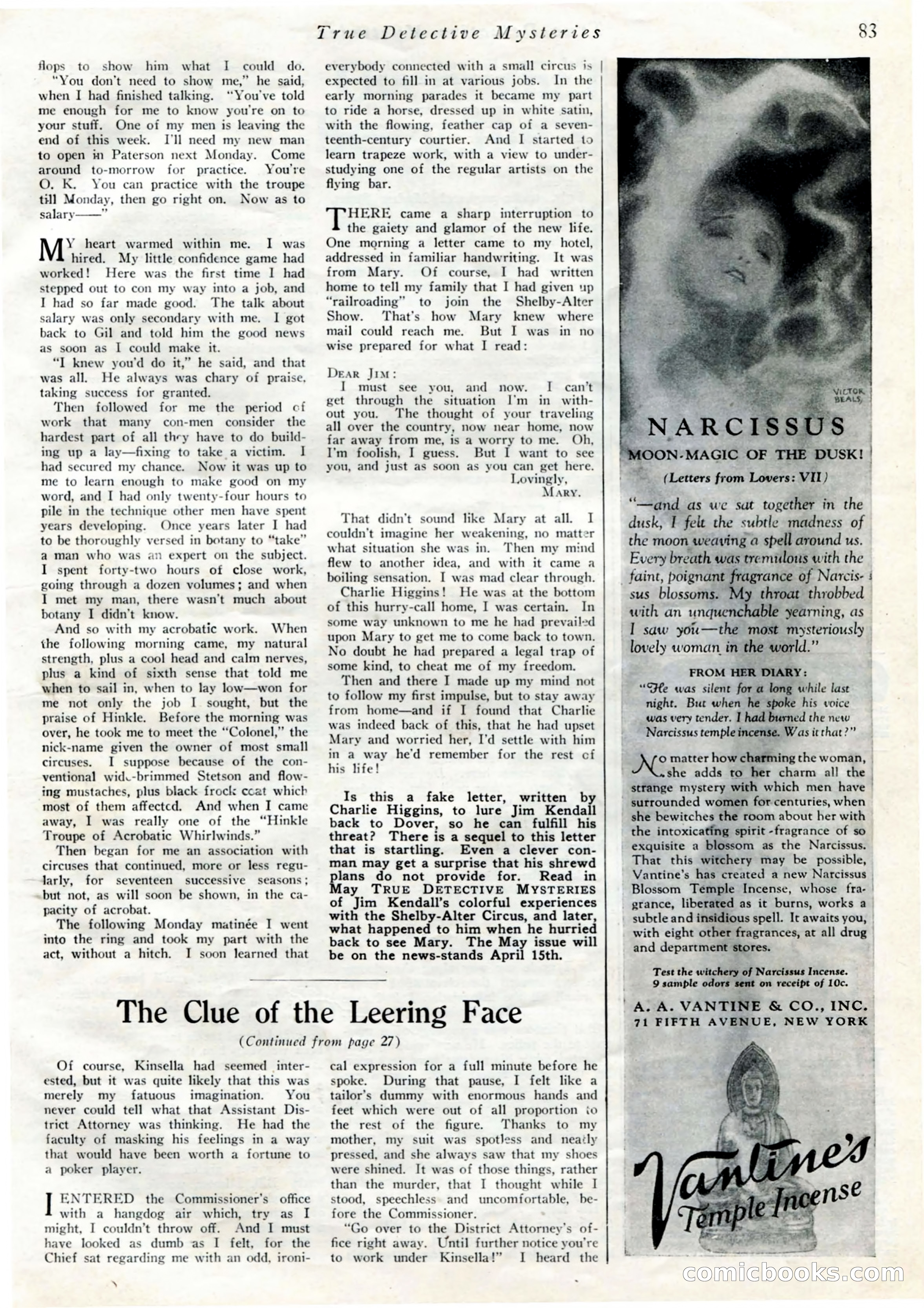 True Detective Mysteries, April 1927 — page 85 of 124