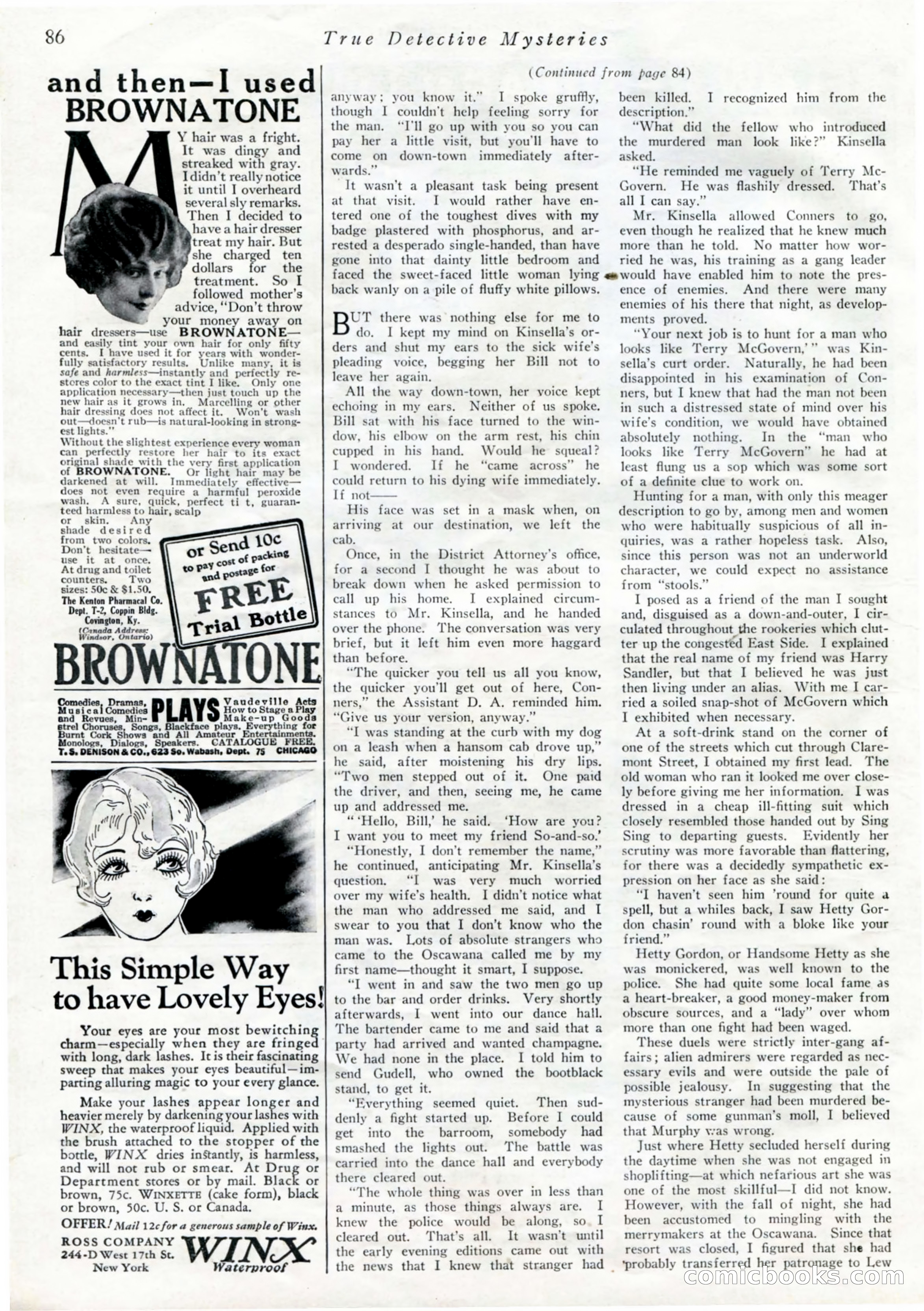 True Detective Mysteries, April 1927 — page 88 of 124